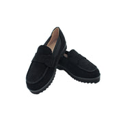 Comfort Loafer, Black Corduroy Fabric
