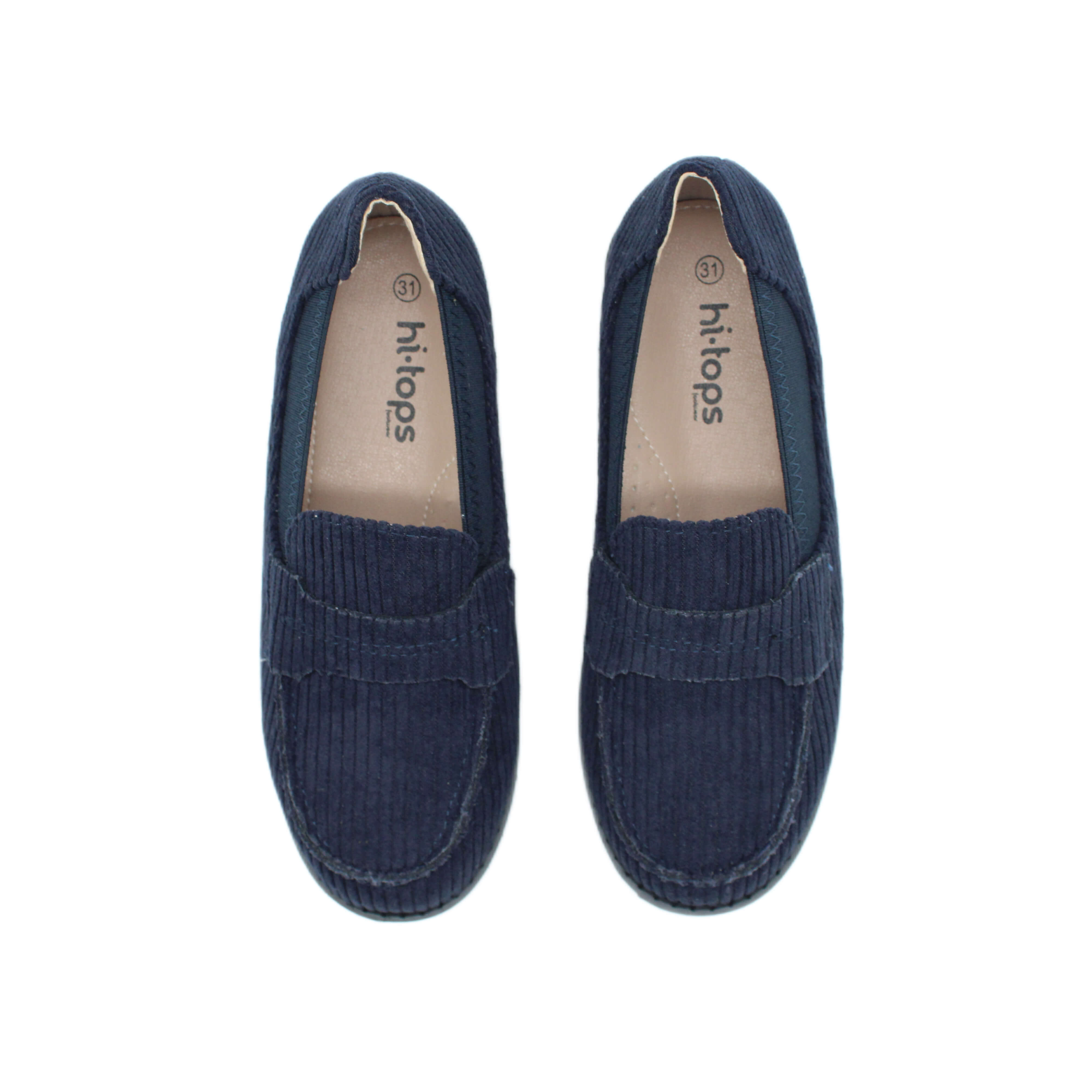 Comfort Loafer, Dark Navy Corduroy Fabric