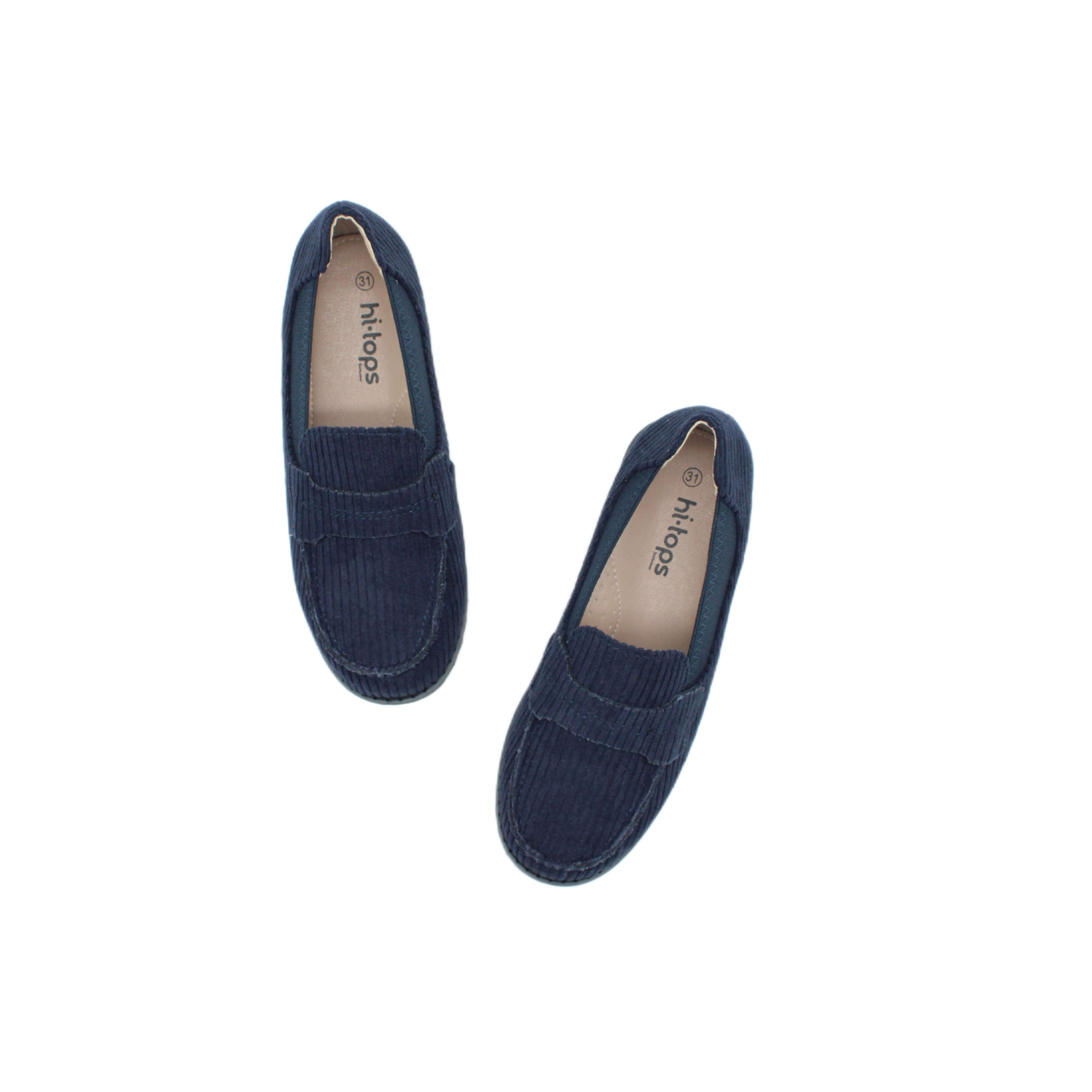 Comfort Loafer, Dark Navy Corduroy Fabric
