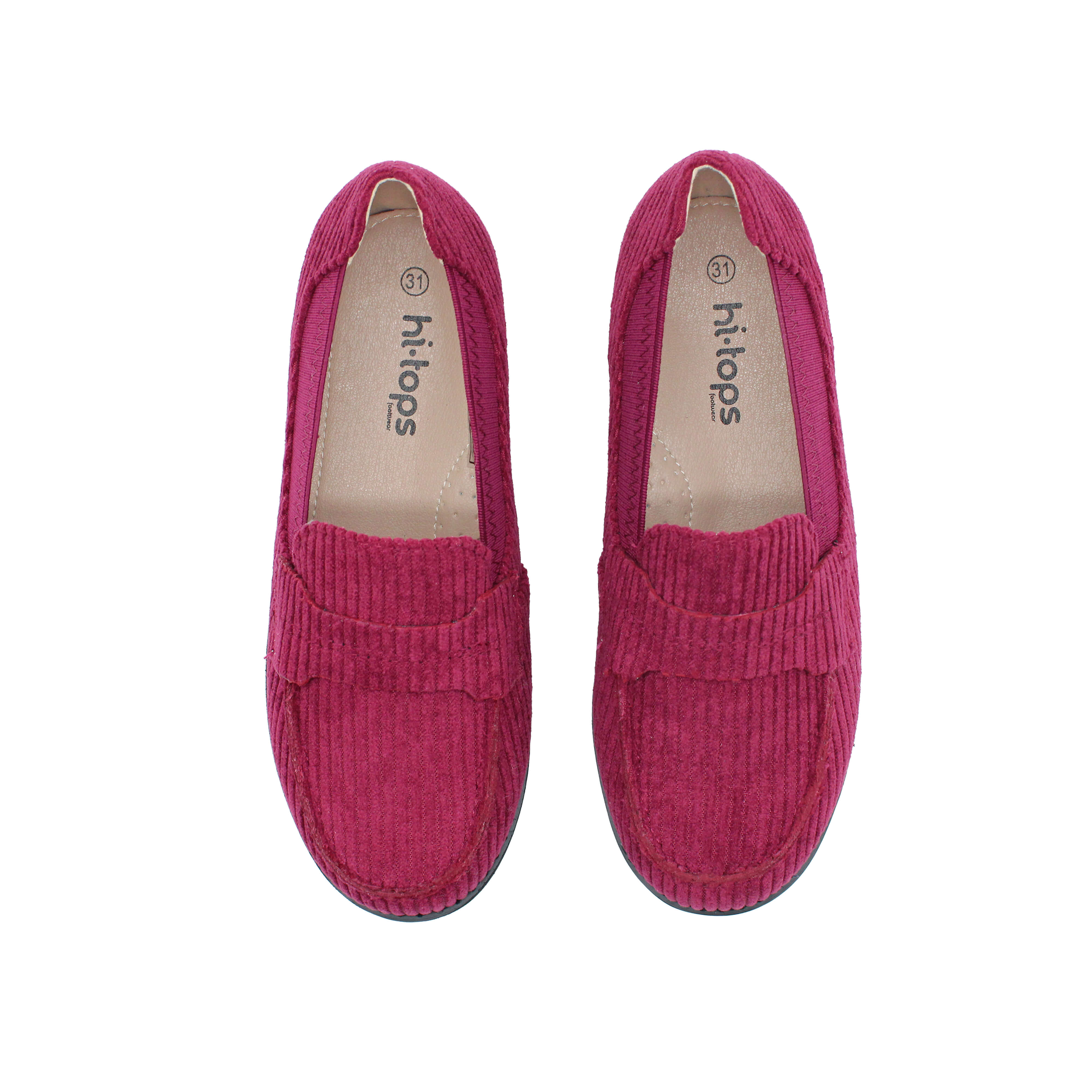 Comfort Loafer, Plum Corduroy Fabric