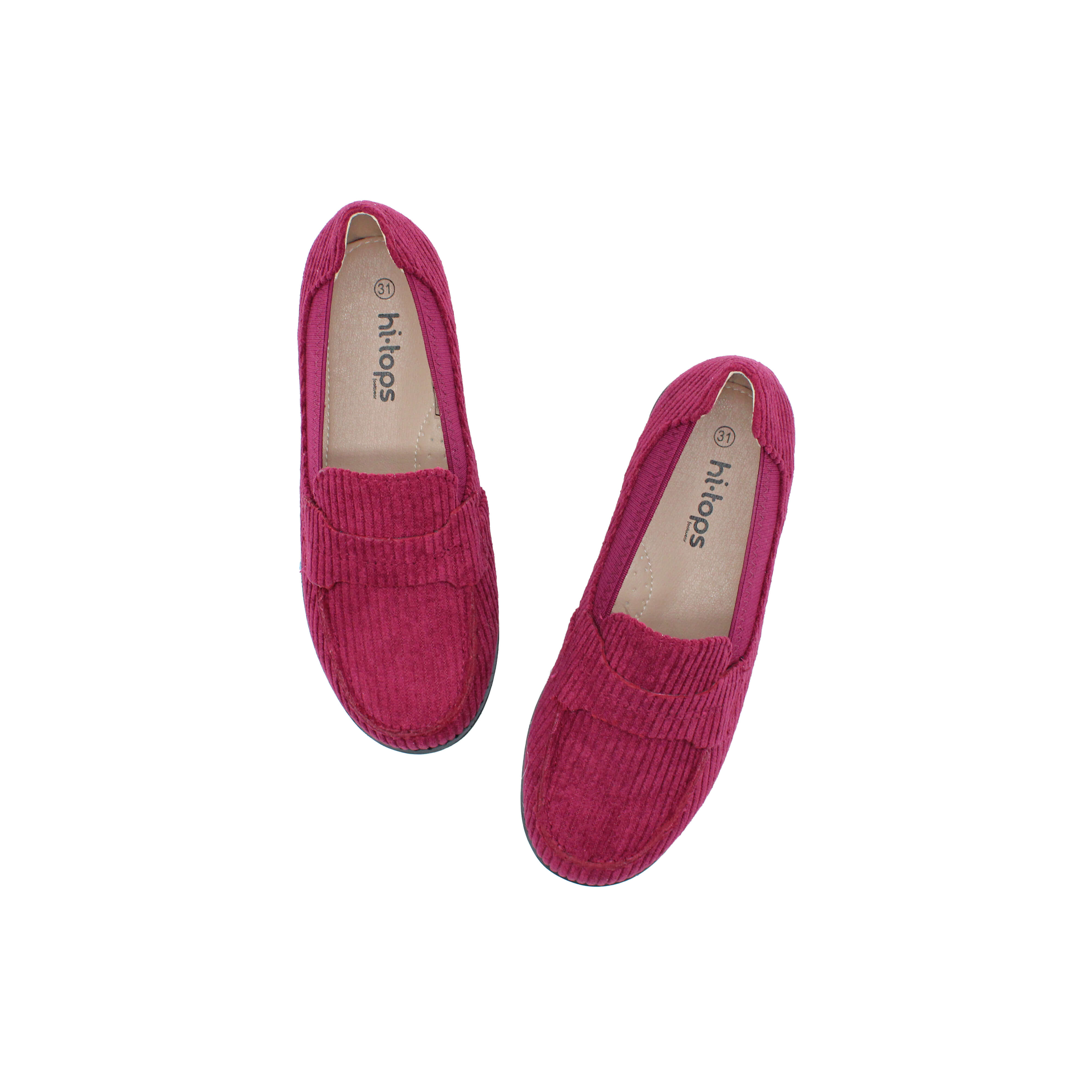 Comfort Loafer, Plum Corduroy Fabric