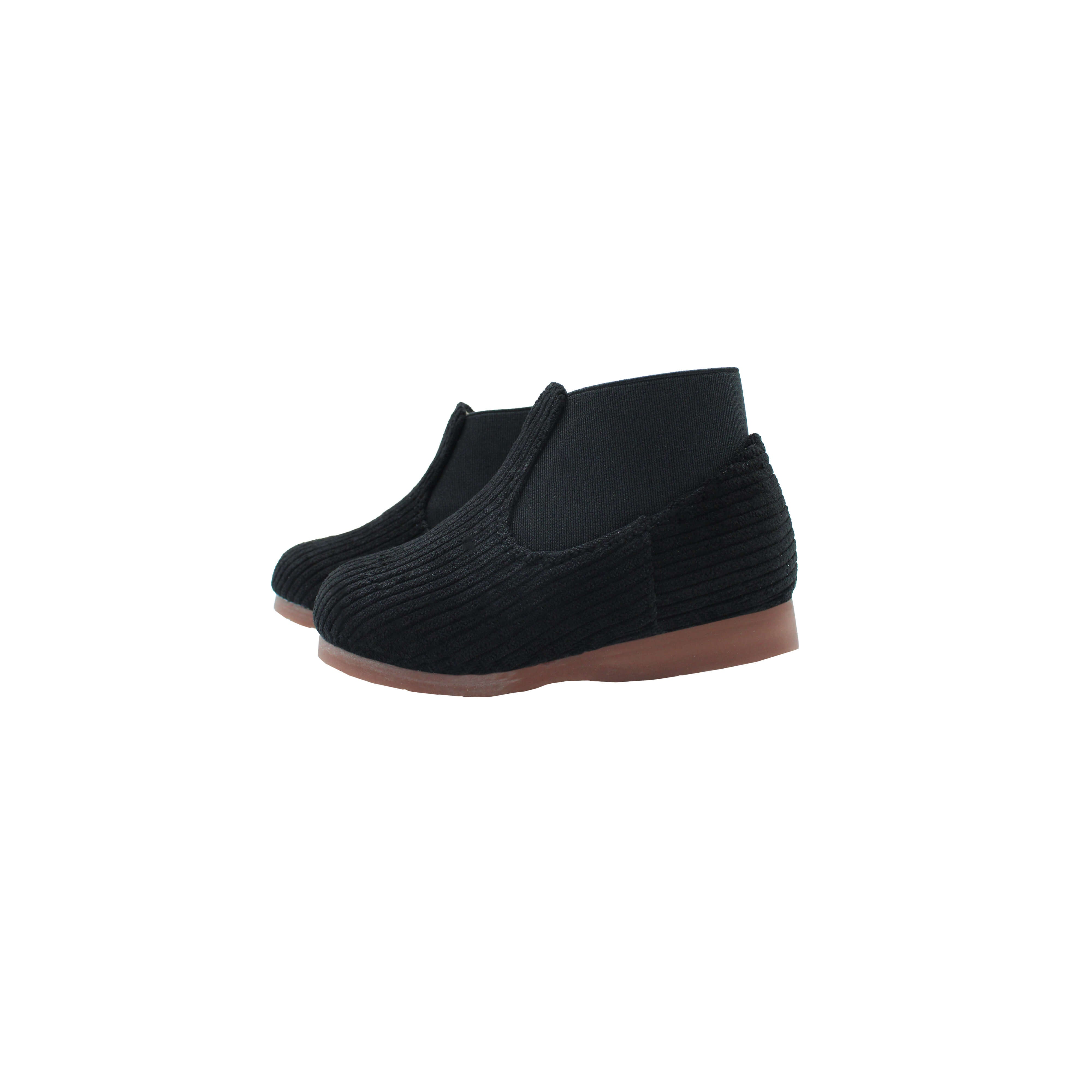 High Tops, Black Corduroy Fabric