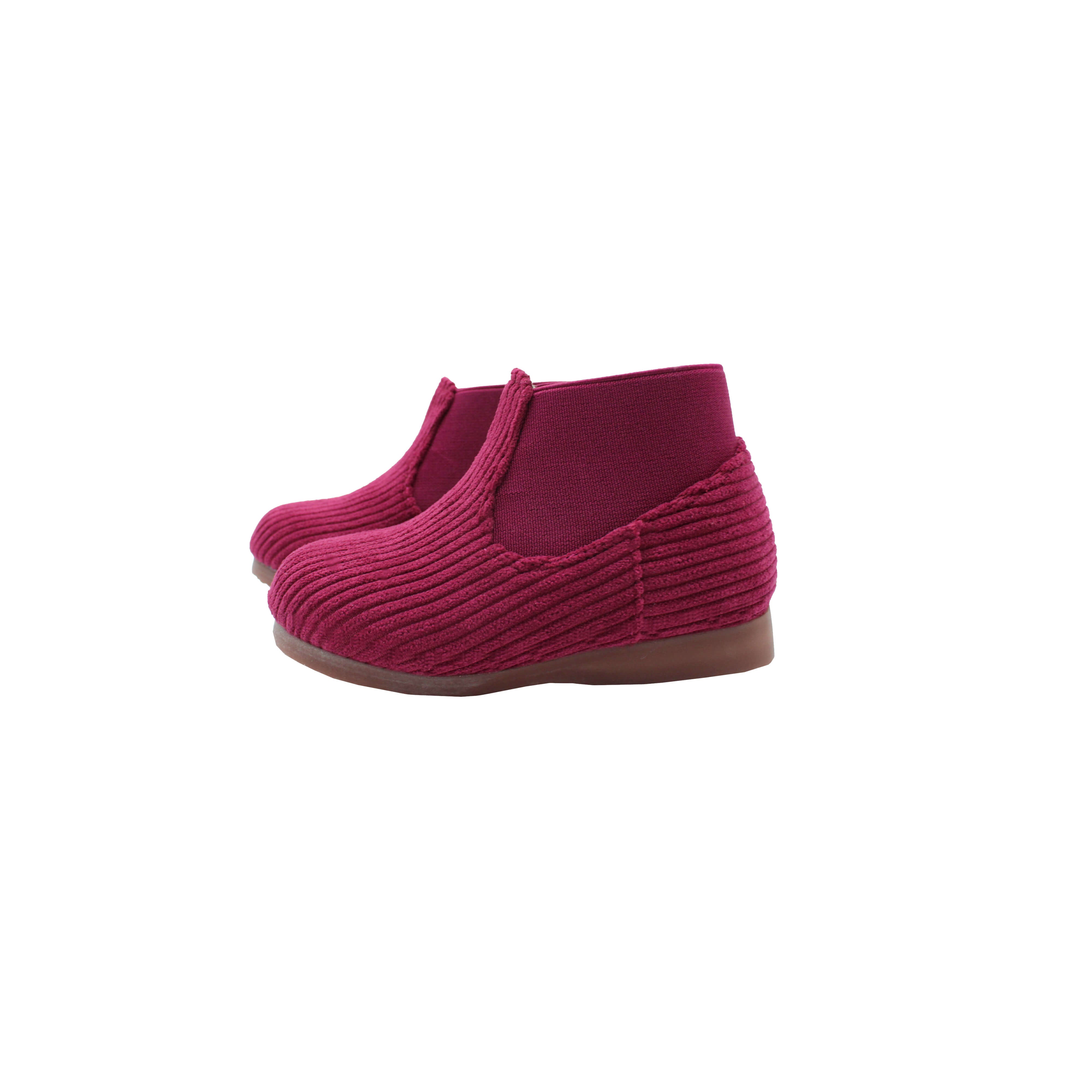 High Tops, Plum Corduroy Fabric