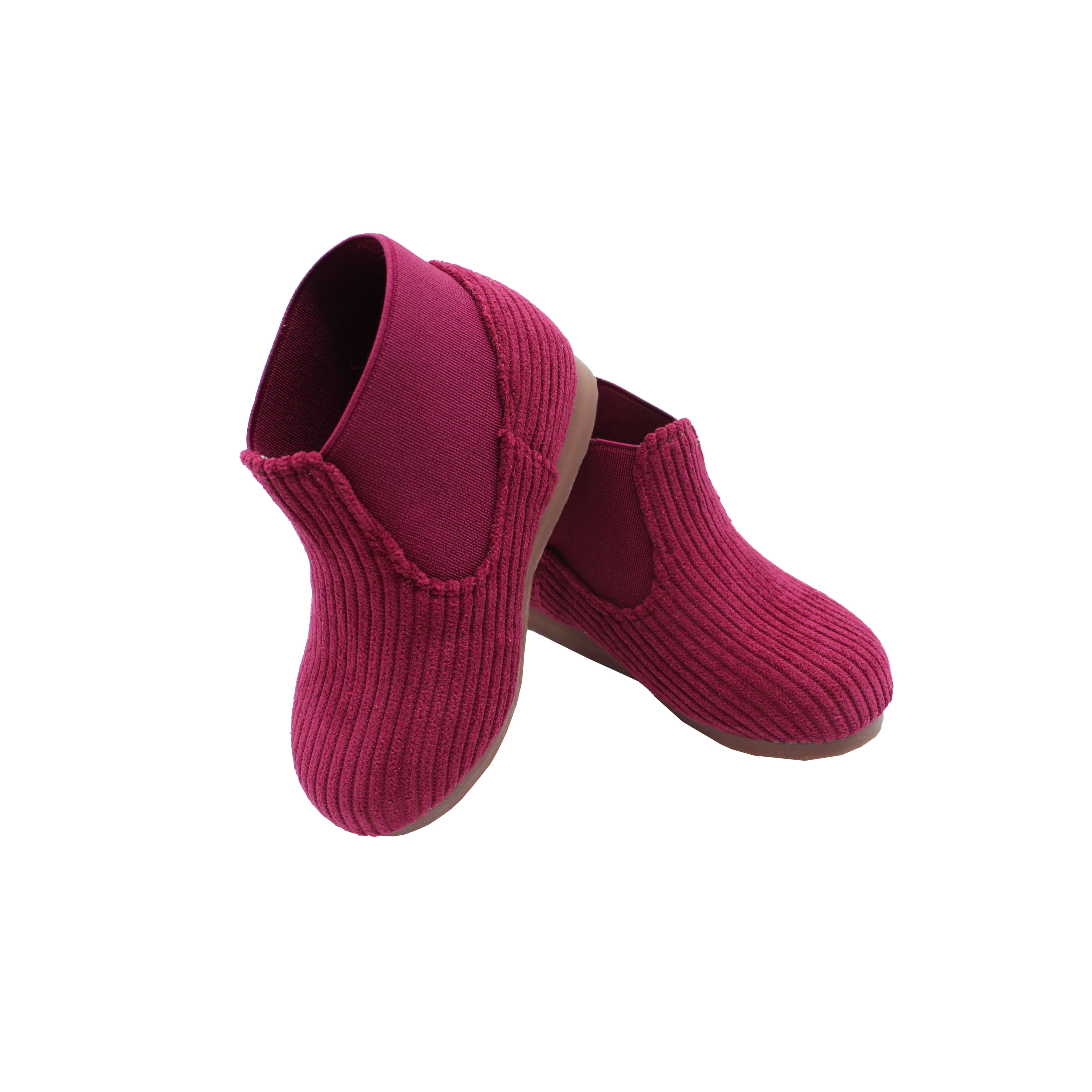 High Tops, Plum Corduroy Fabric