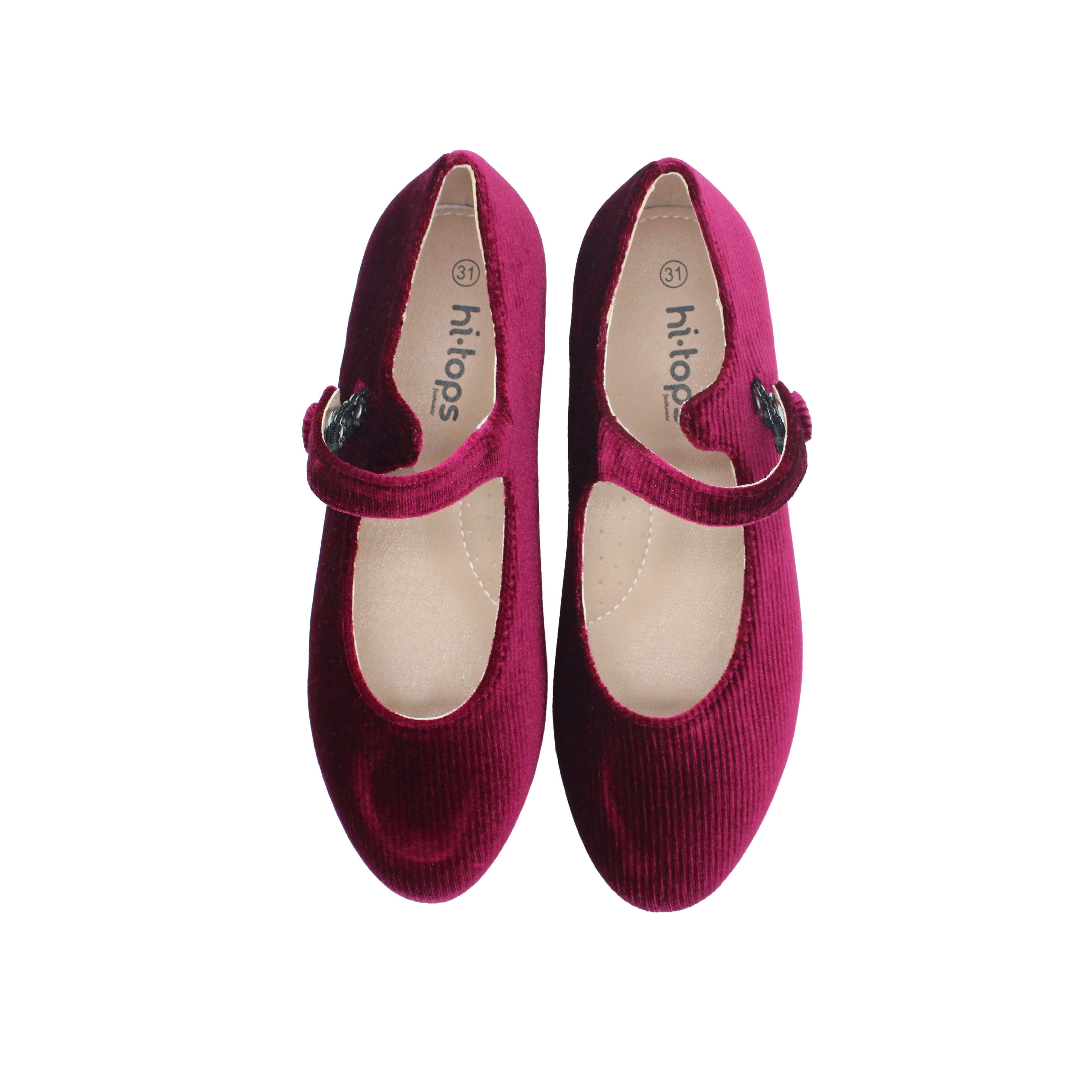 Ballet Snaps, Marron Corduroy