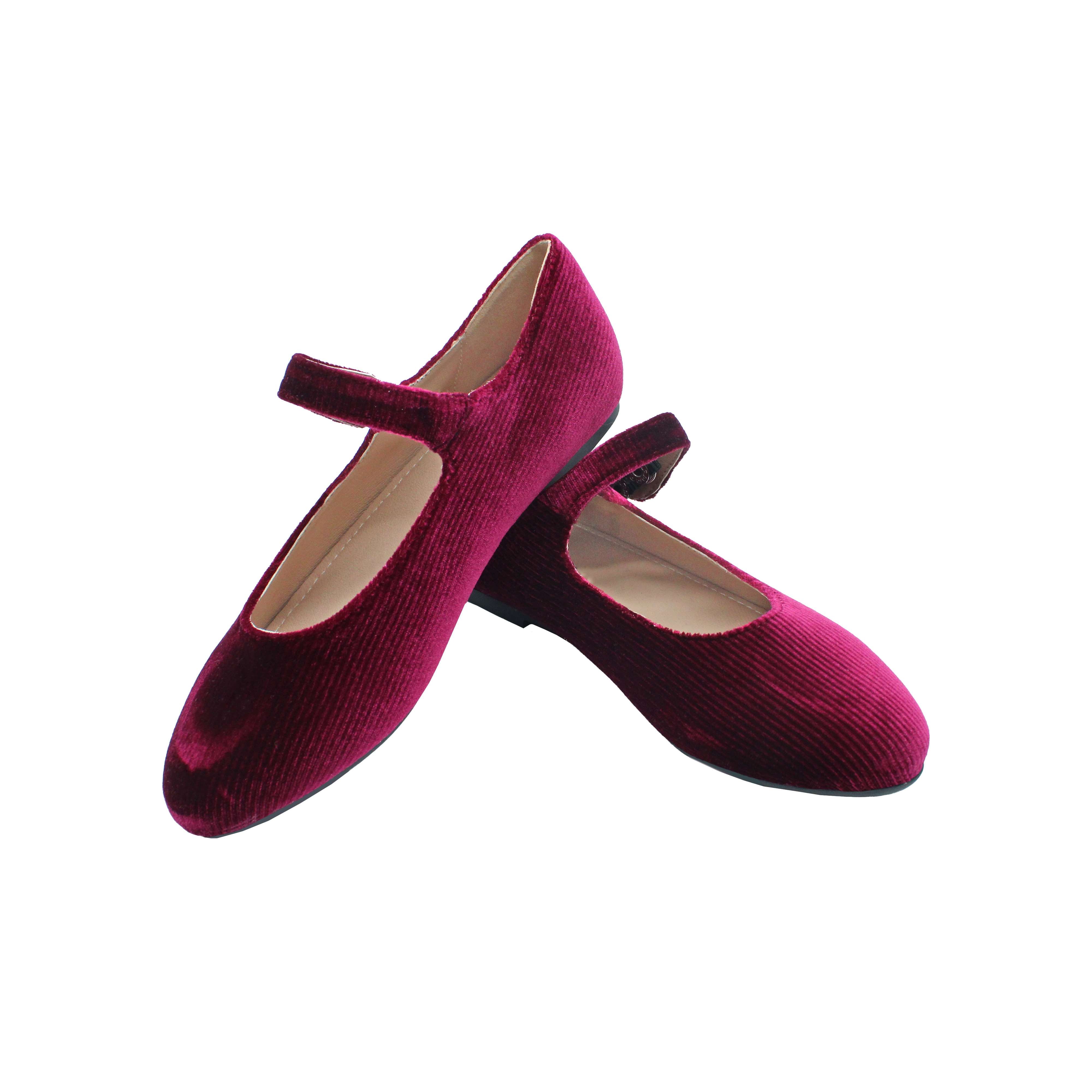 Ballet Snaps, Marron Corduroy