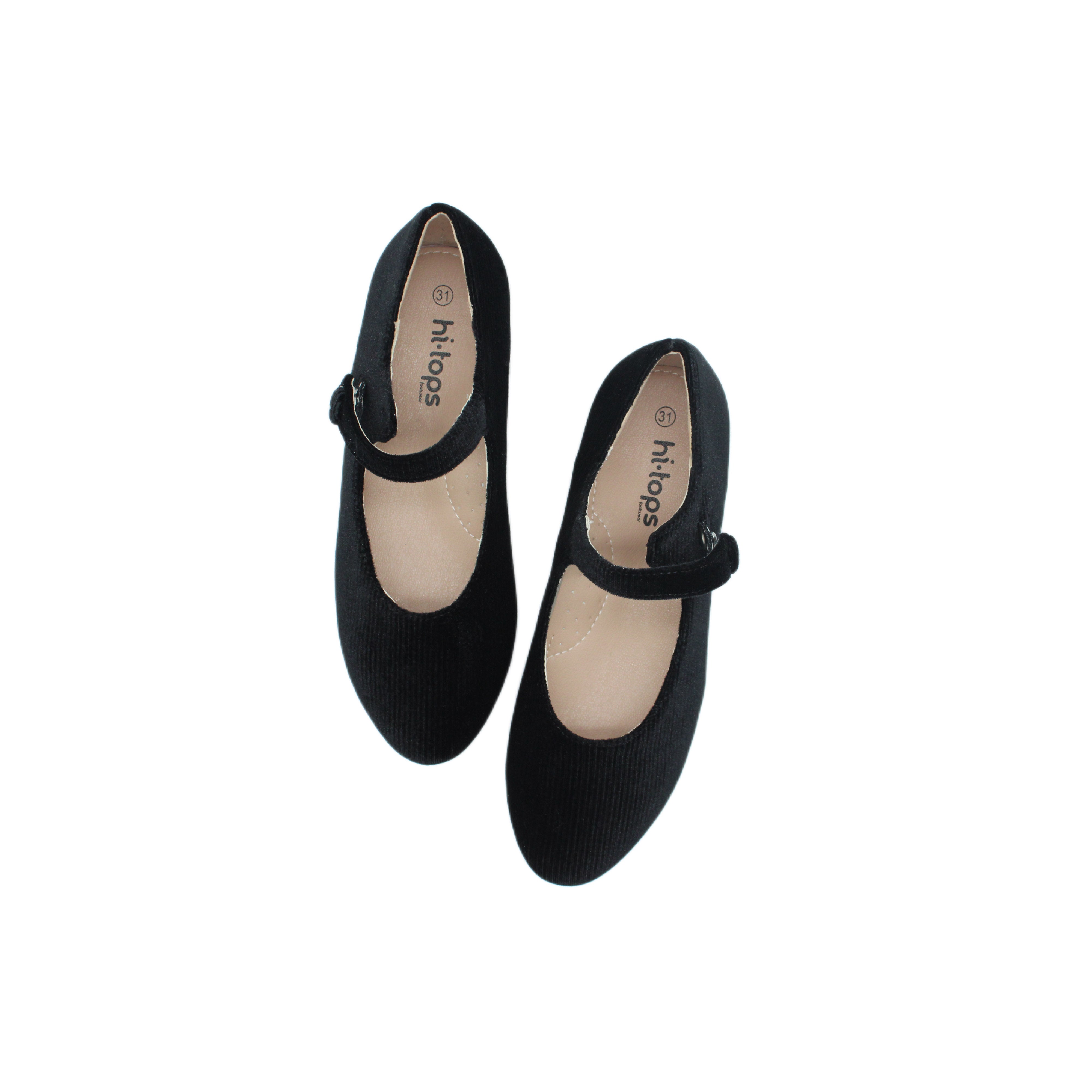 Ballet Snaps, Black Corduroy