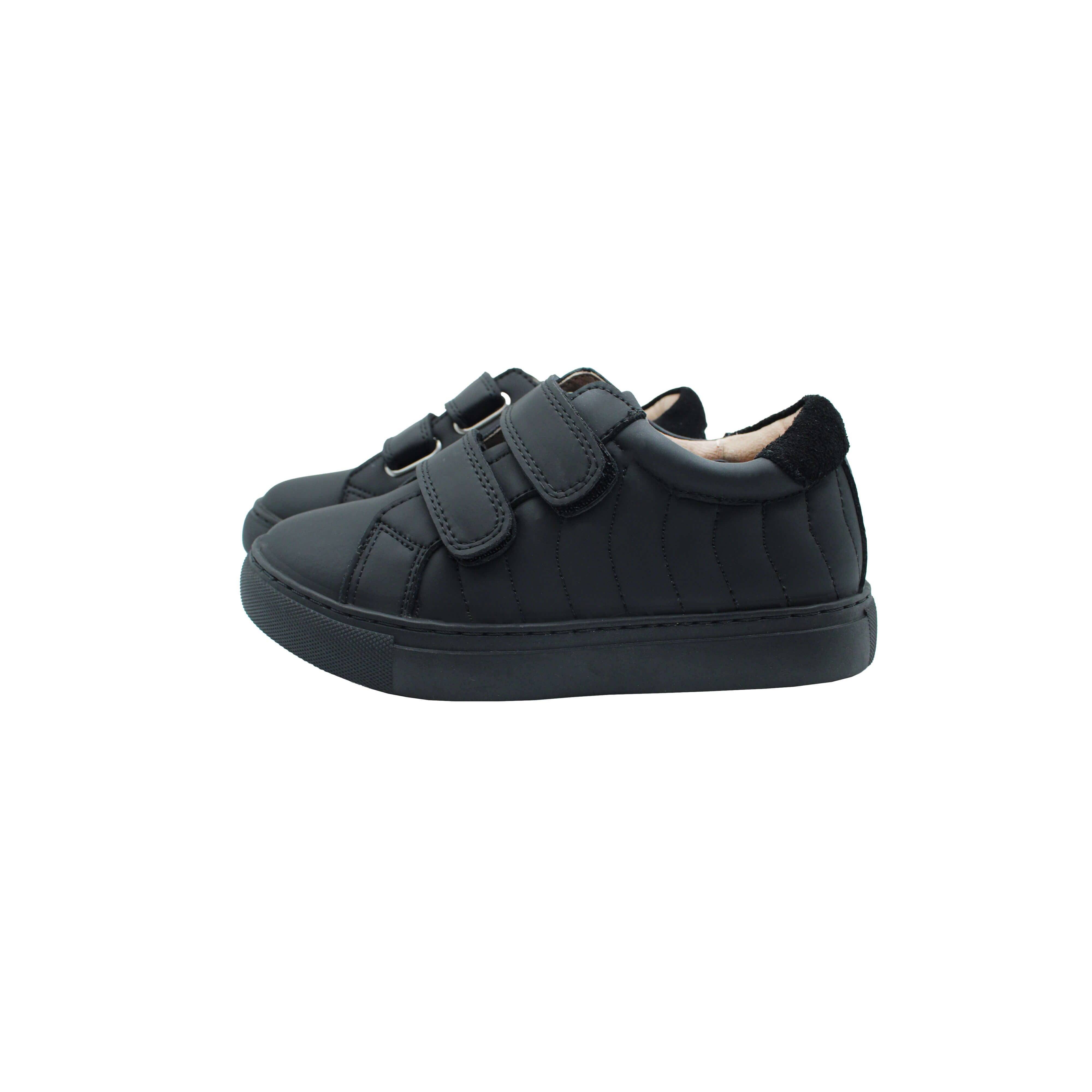 Velcro Comfort, Black Gum/Black Suede