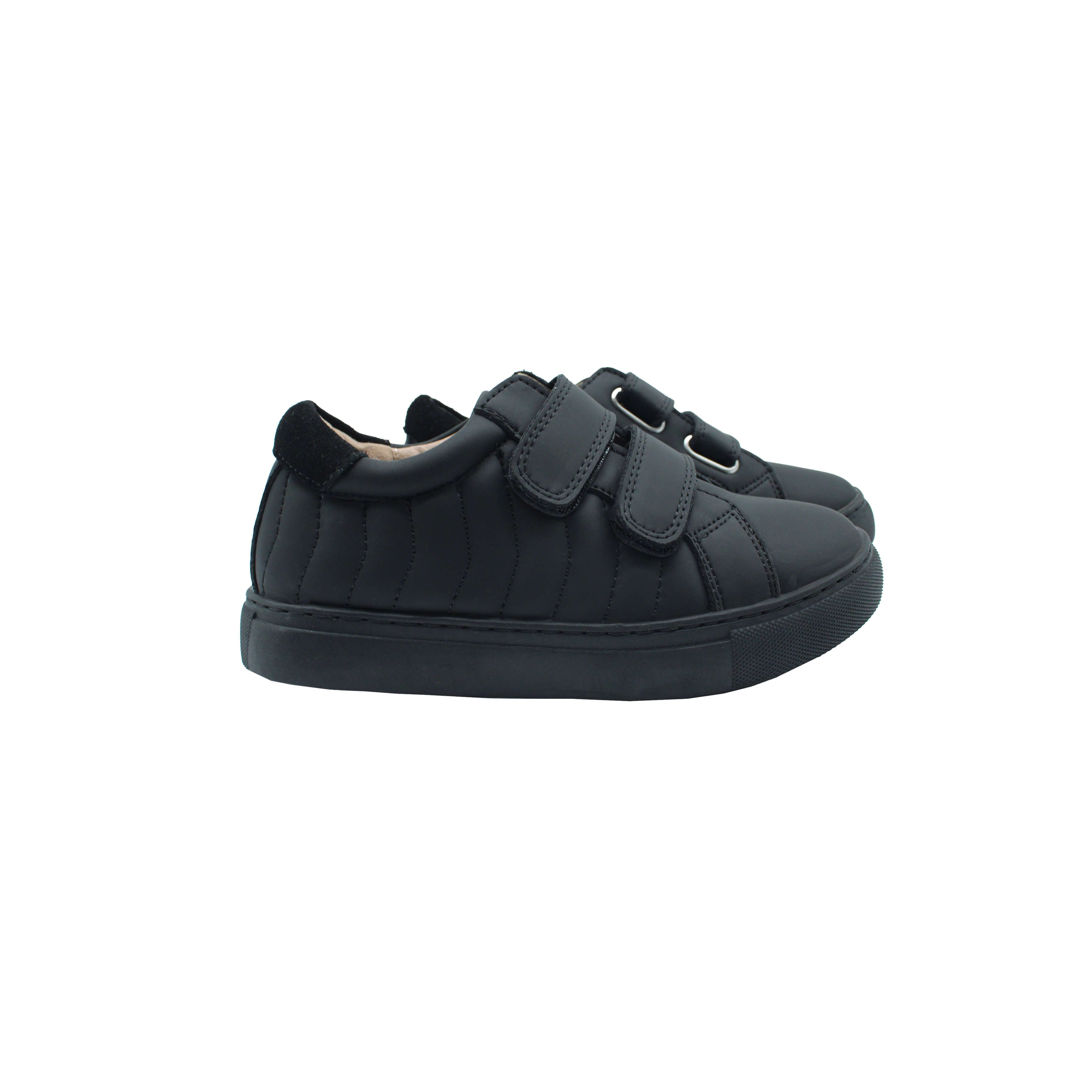 Velcro Comfort, Black Gum/Black Suede