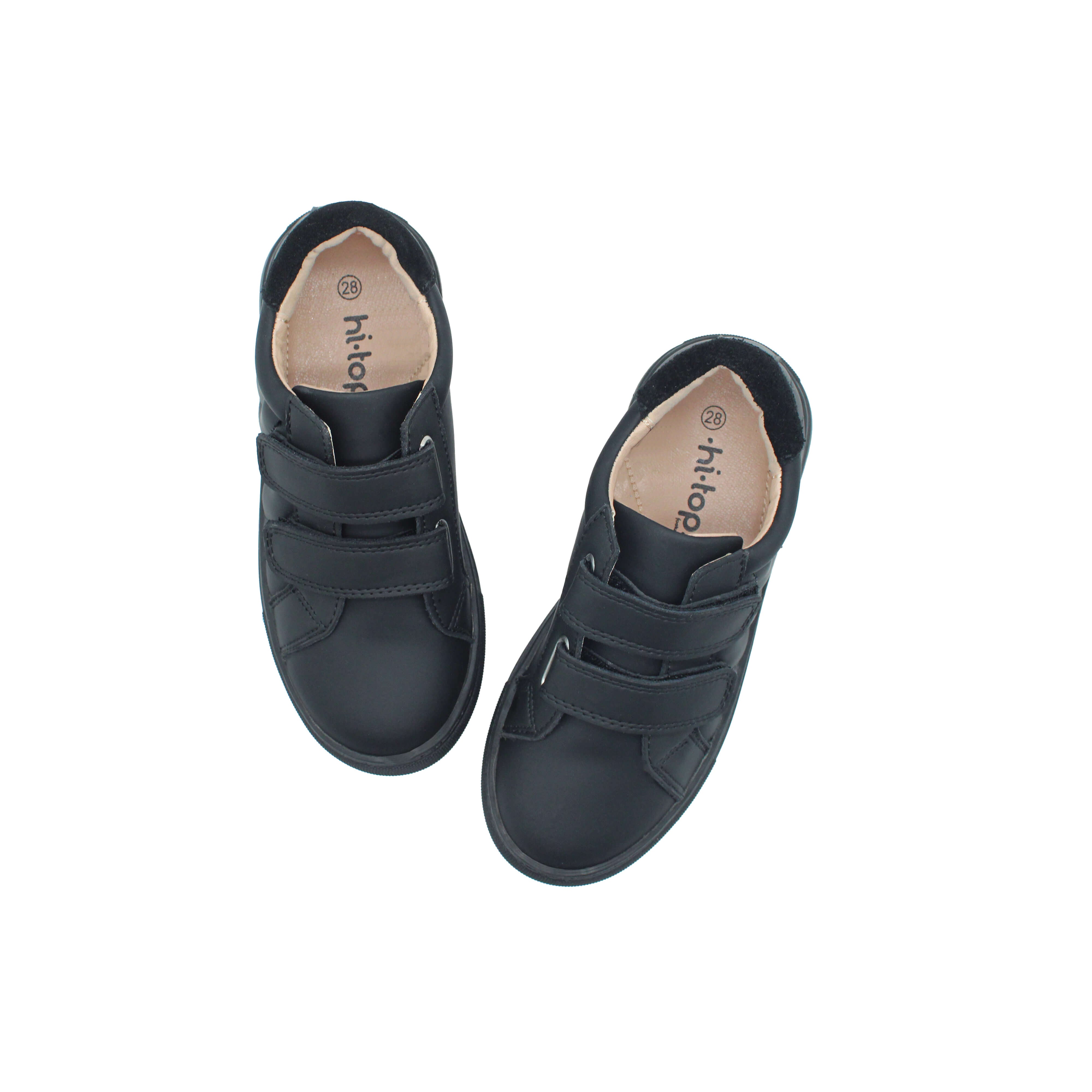 Velcro Comfort, Black Gum/Black Suede