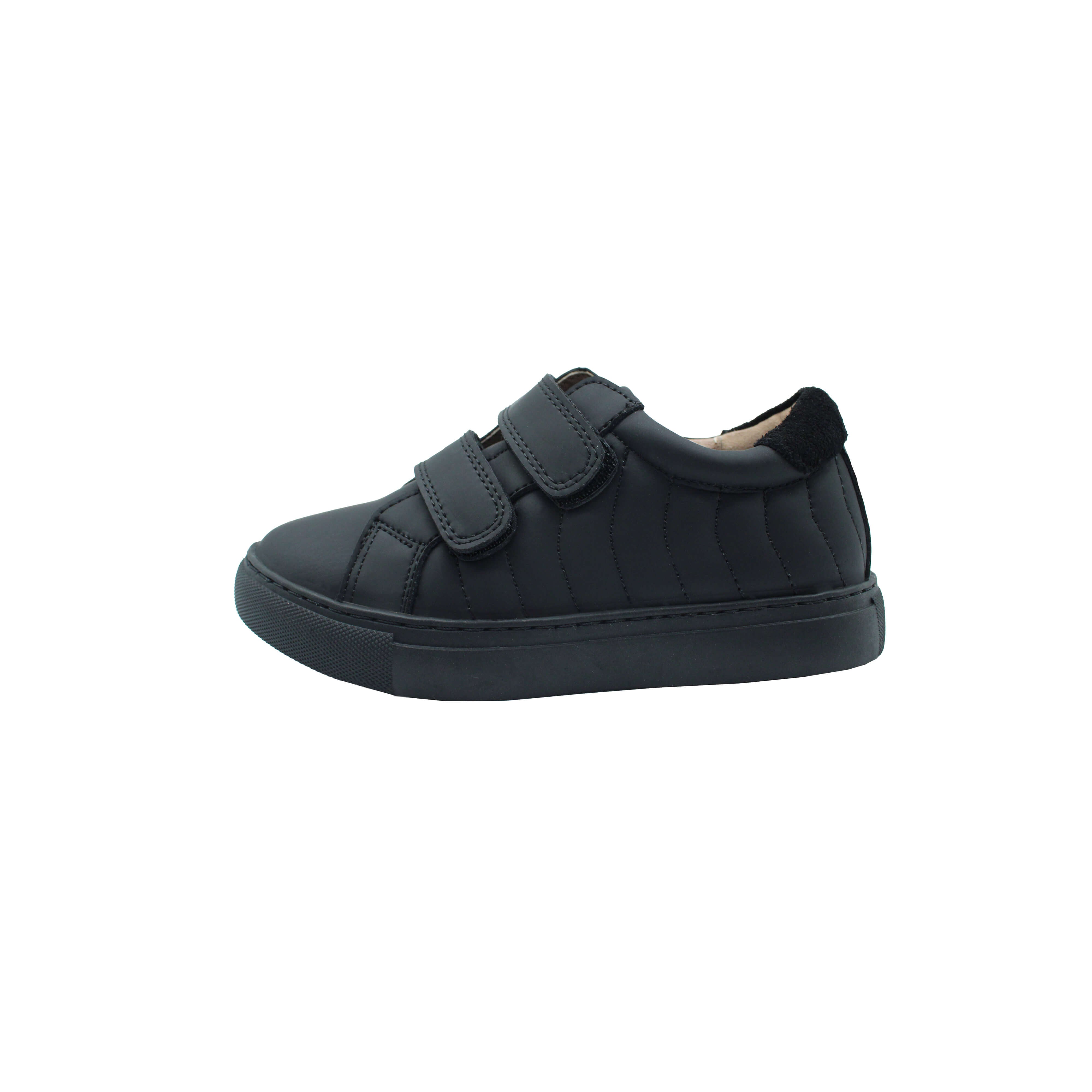 Velcro Comfort, Black Gum/Black Suede