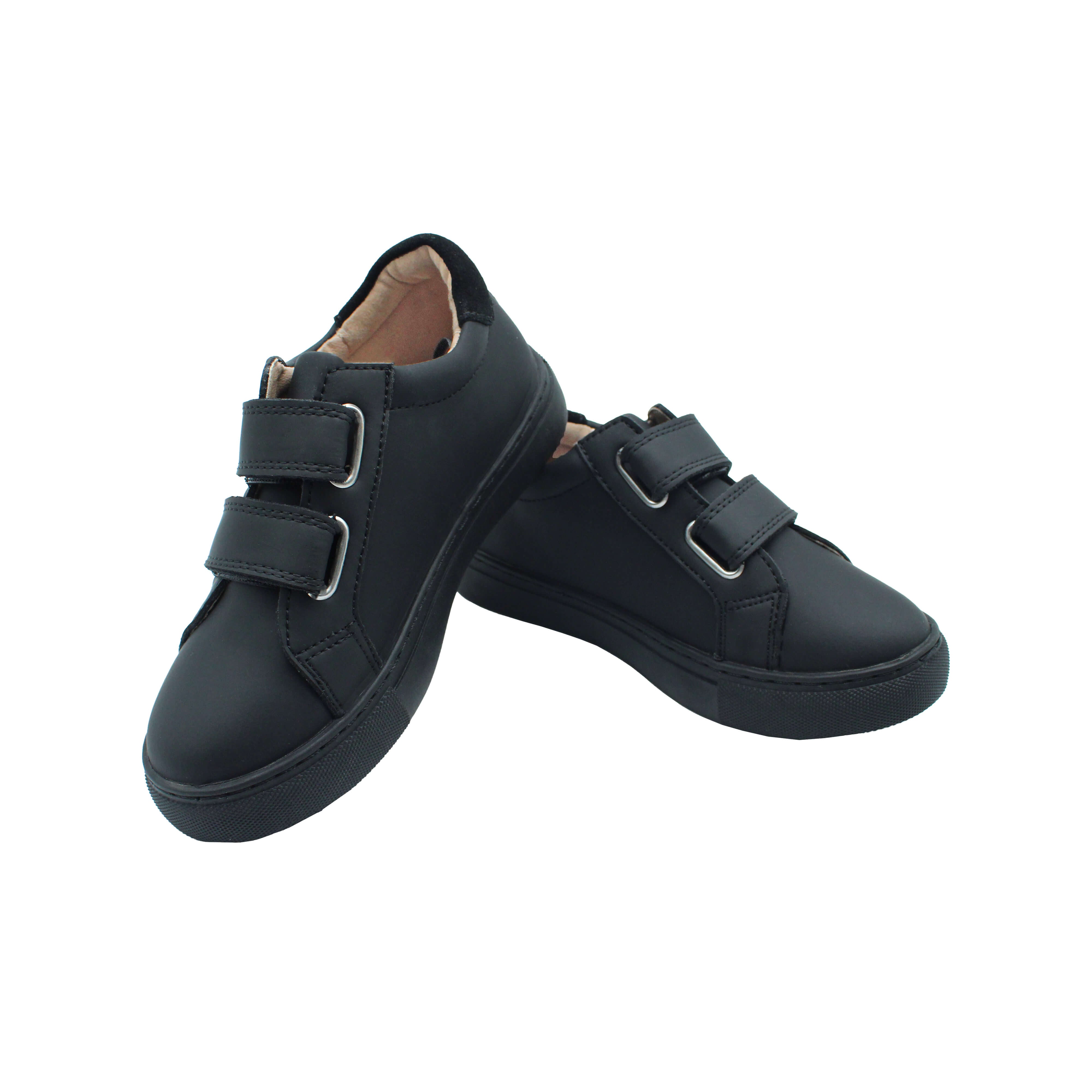 Velcro Comfort, Black Gum/Black Suede