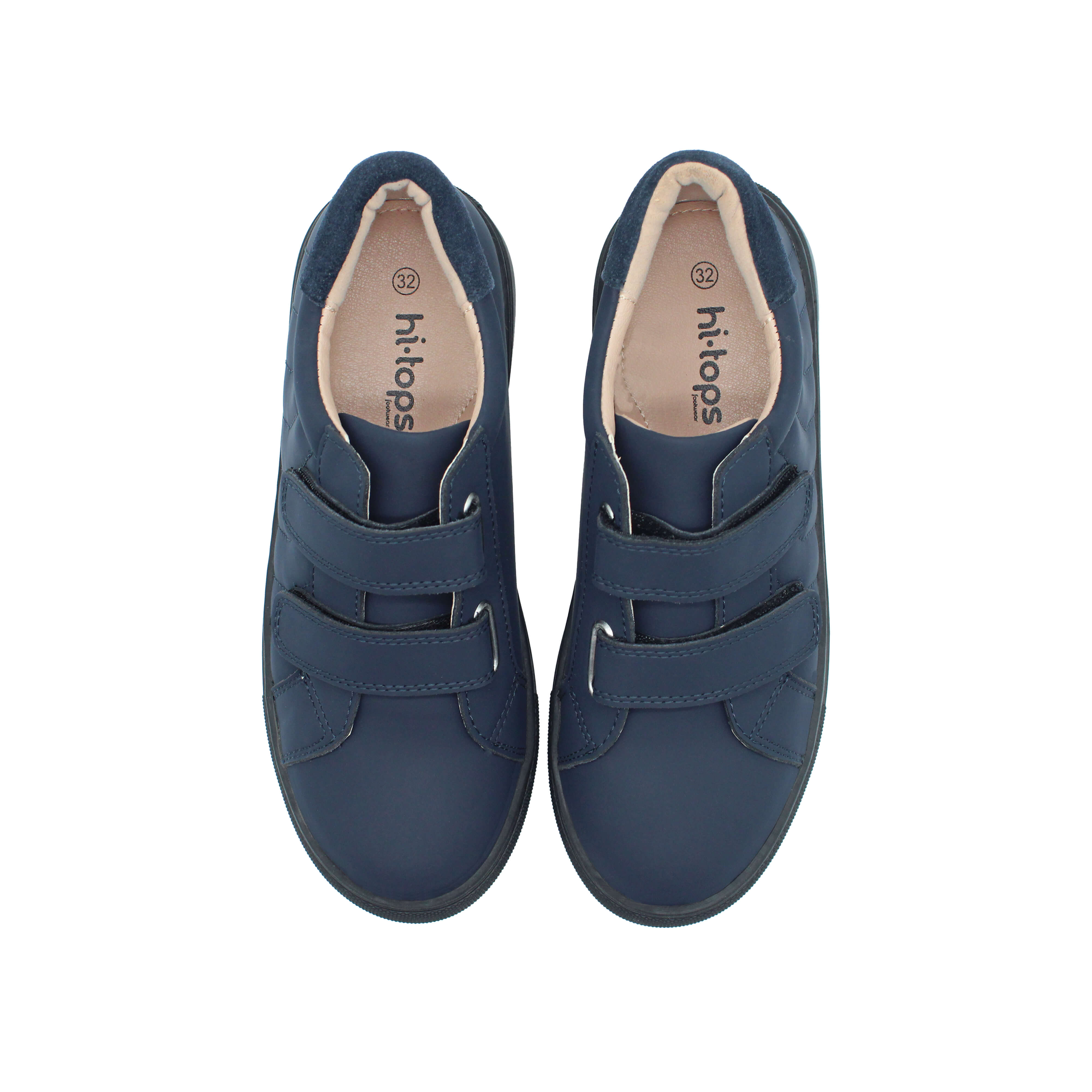 Velcro Comfort, Navy Gum/Navy Suede