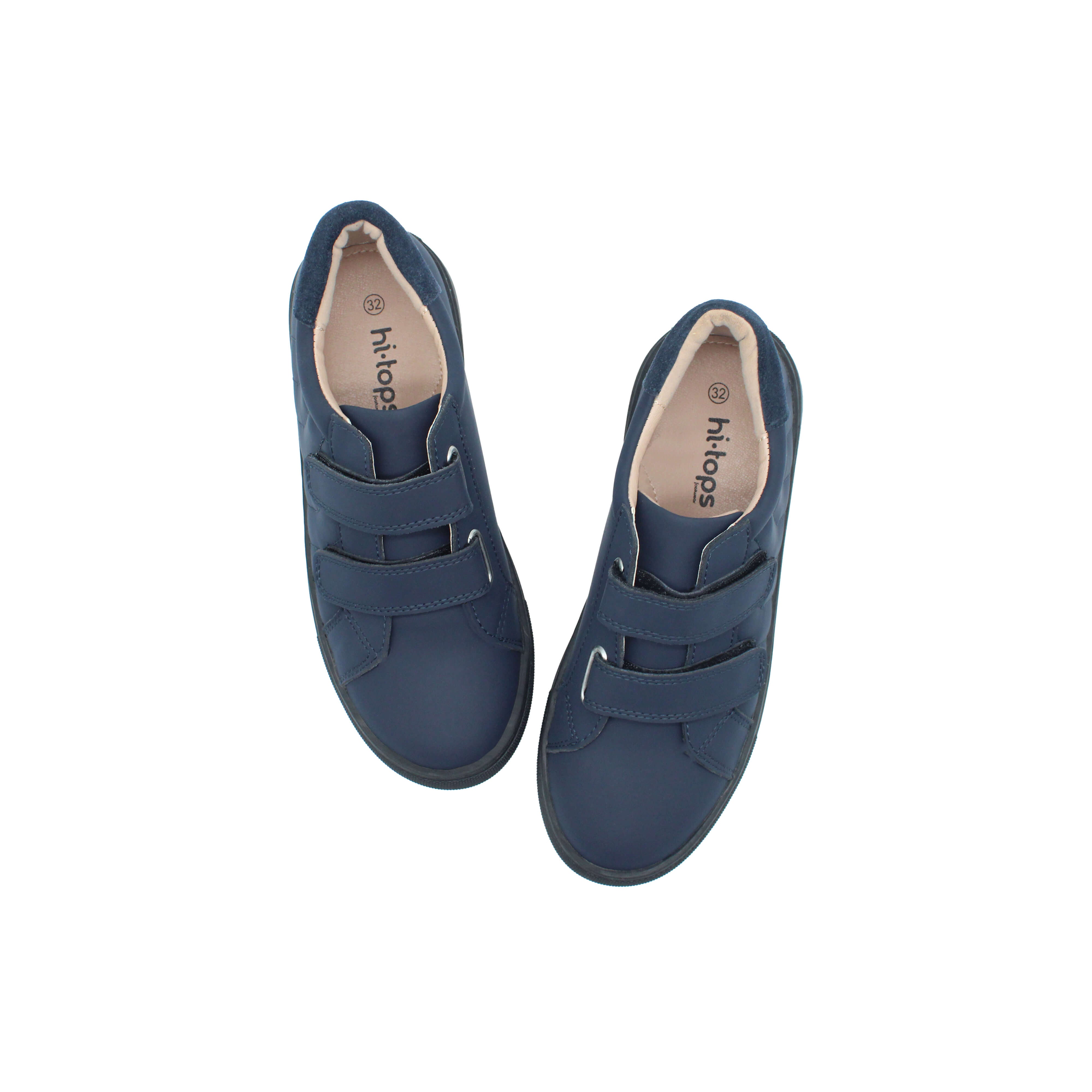 Velcro Comfort, Navy Gum/Navy Suede
