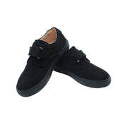Single Velcro, Black Corduroy Fabric