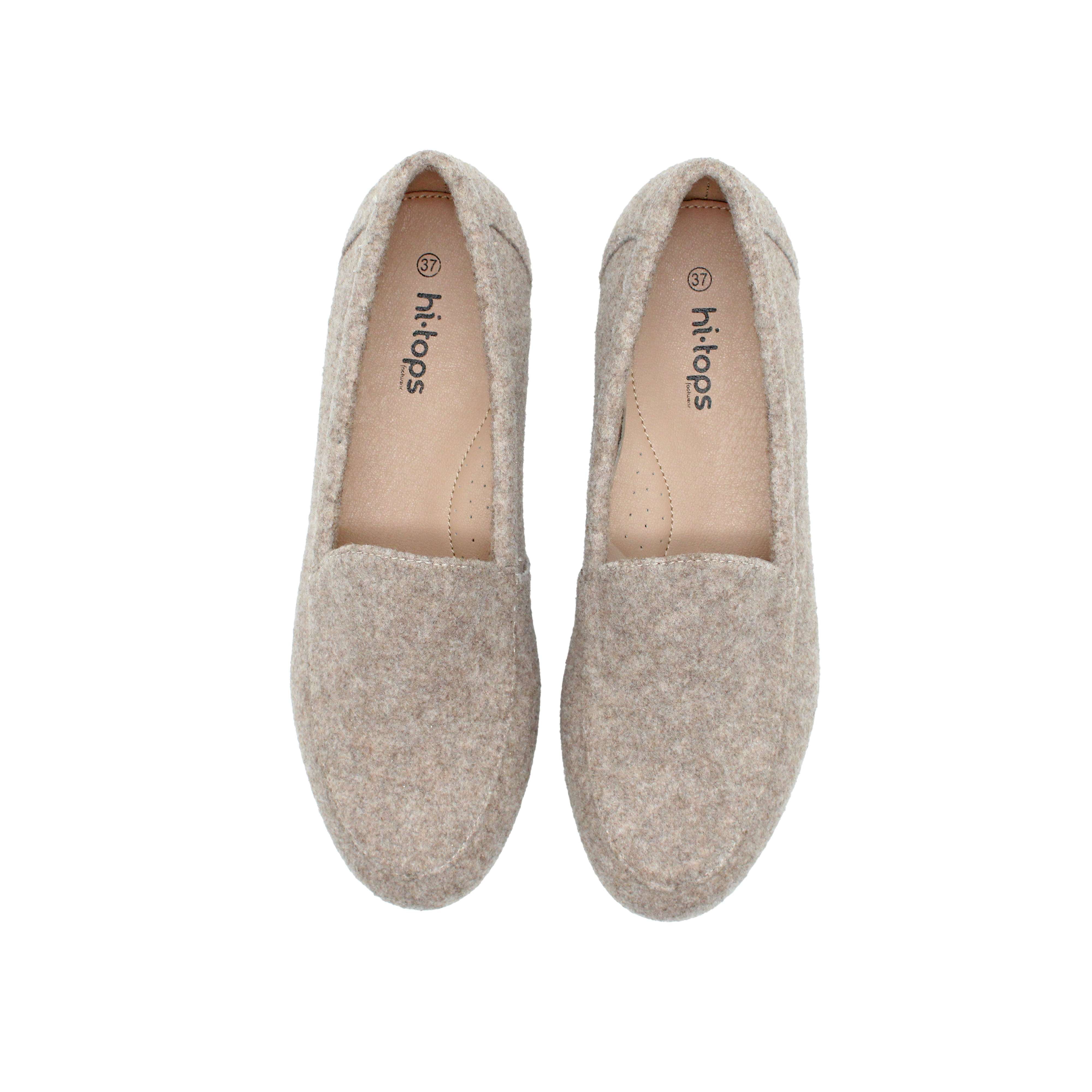 Dress Loafer, Taupe Flannel