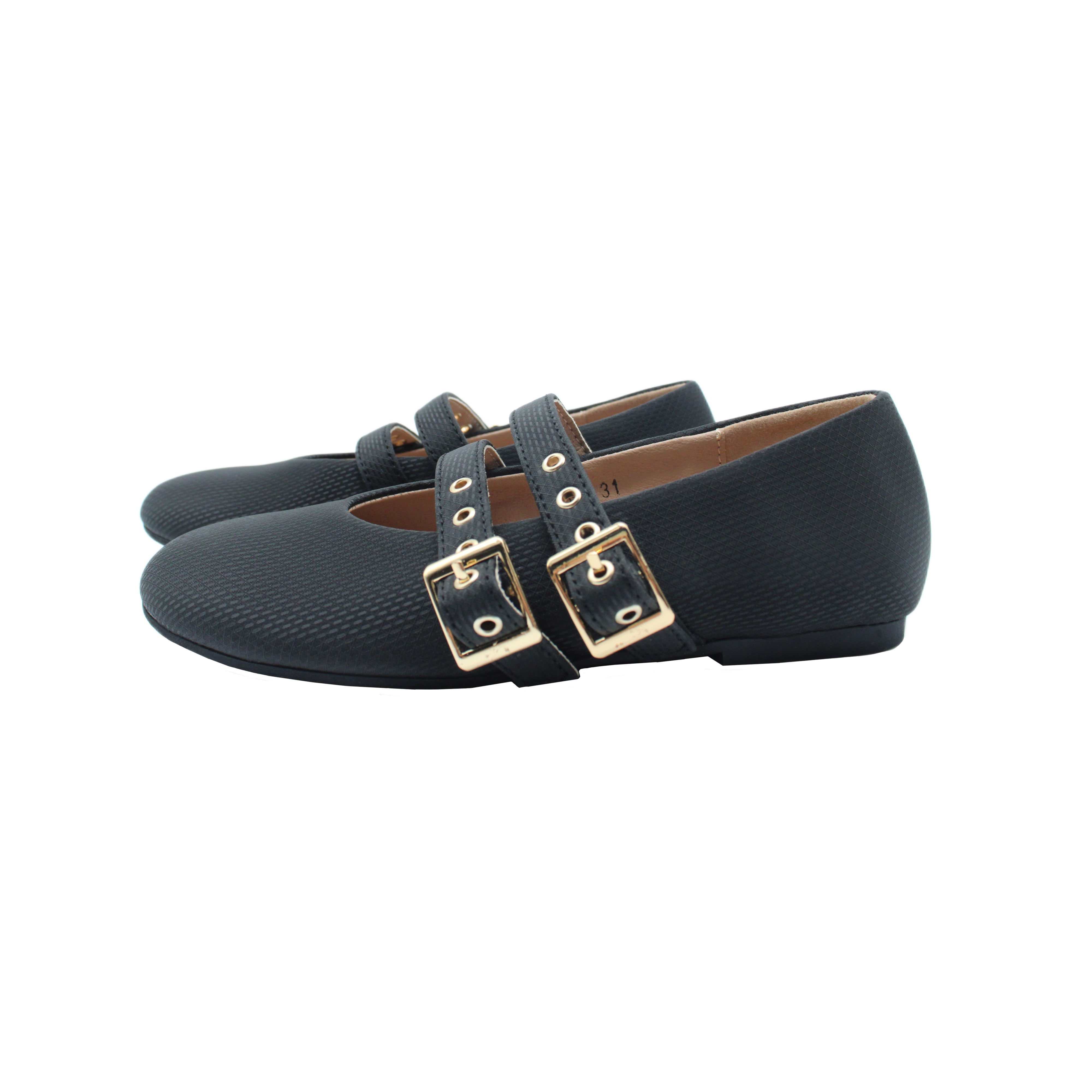 Double Buckle-BLACK MATERIAL