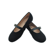 Ballet Buckles, Black Flannel