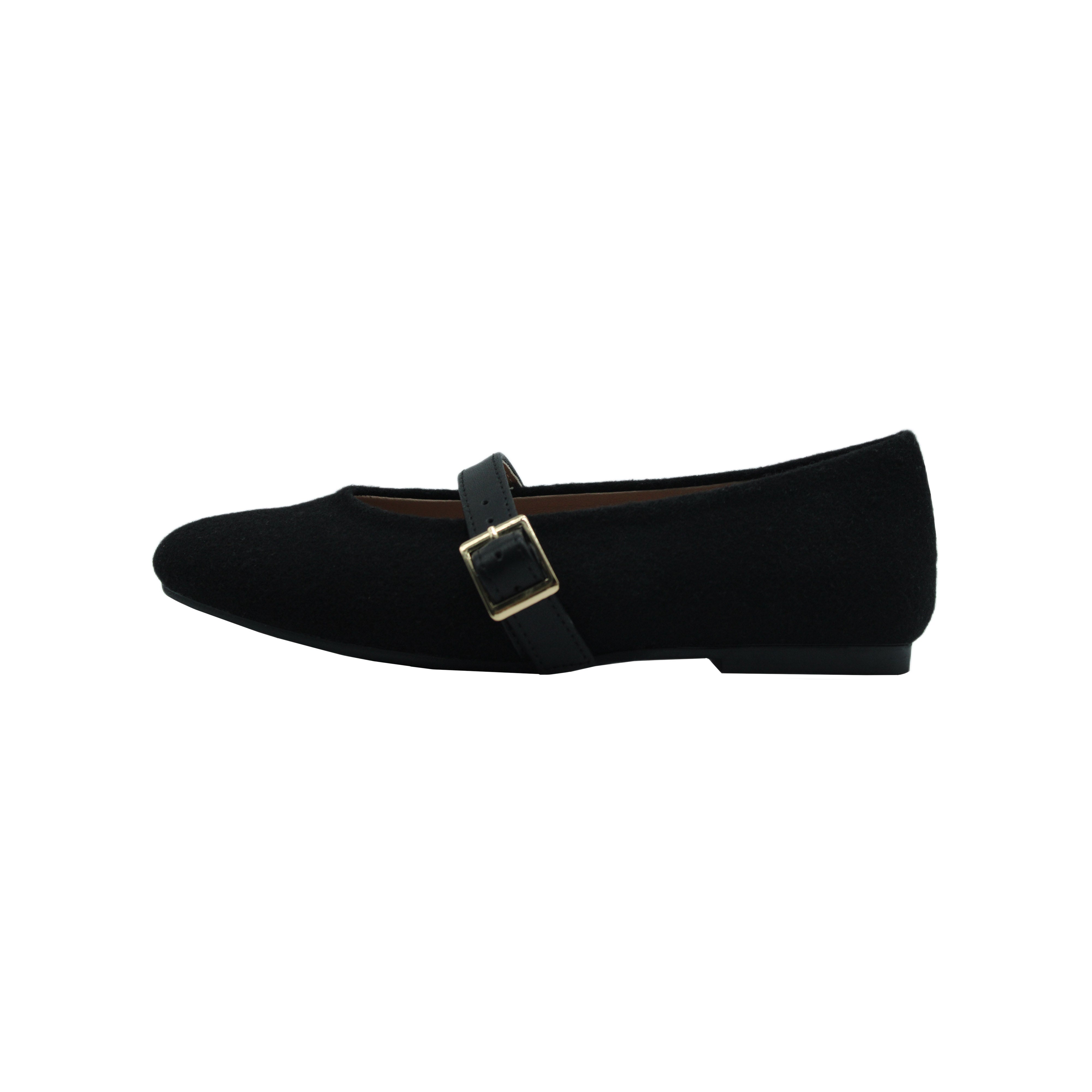 Ballet Buckles, Black Flannel