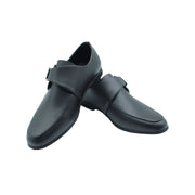 Dress Buckles, Black Leather