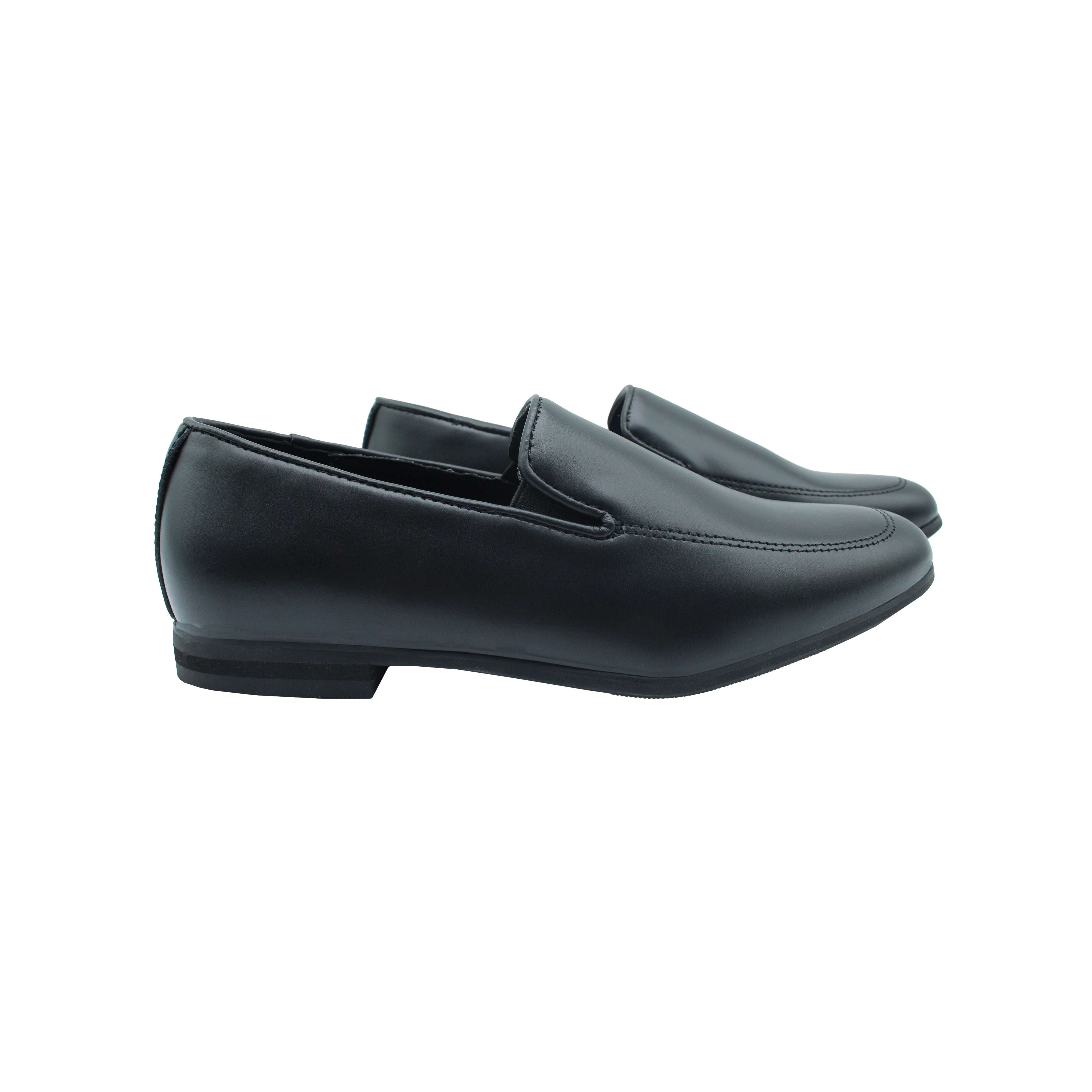 Sleek Slip-in, Black Leather