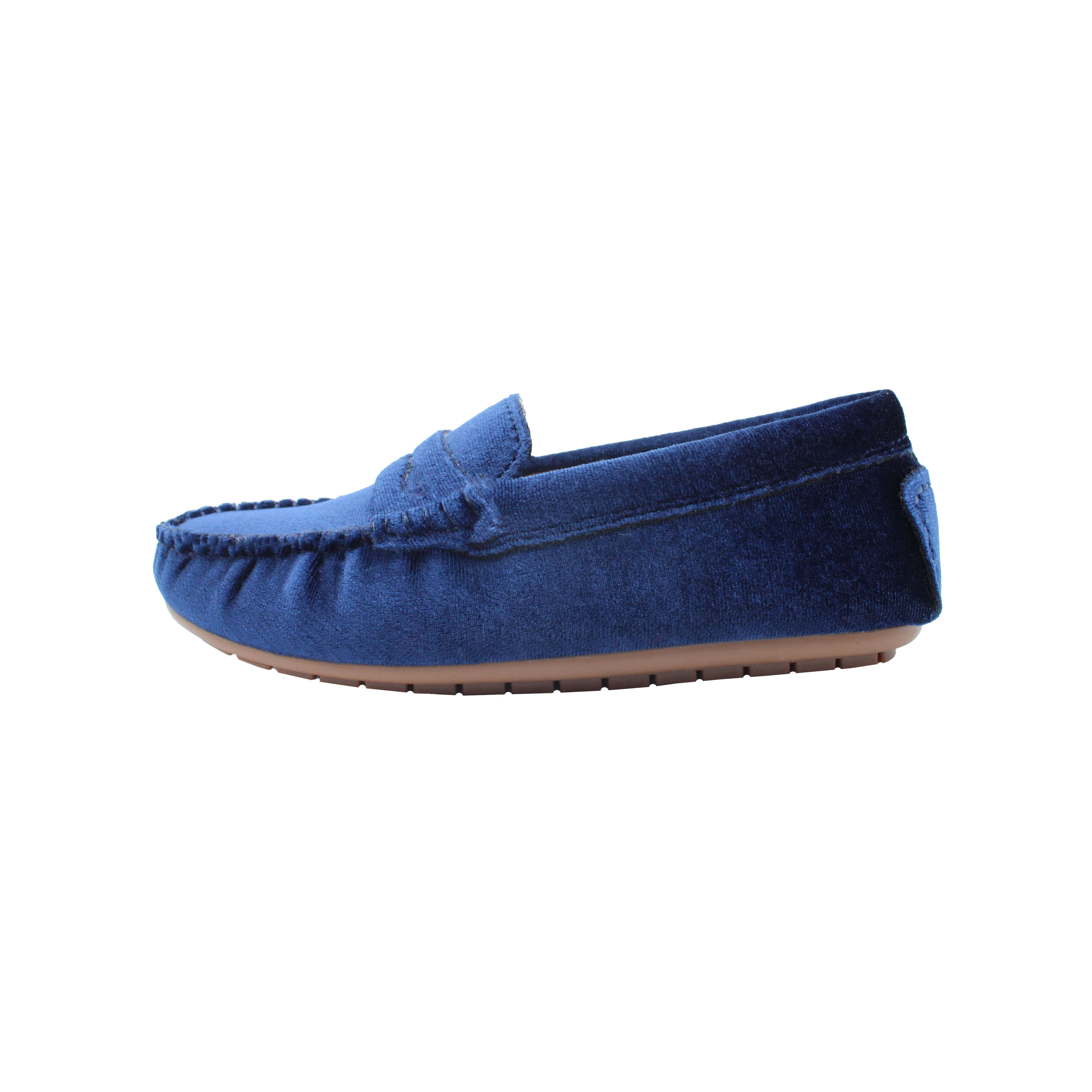 Loafer, Navy Velvet