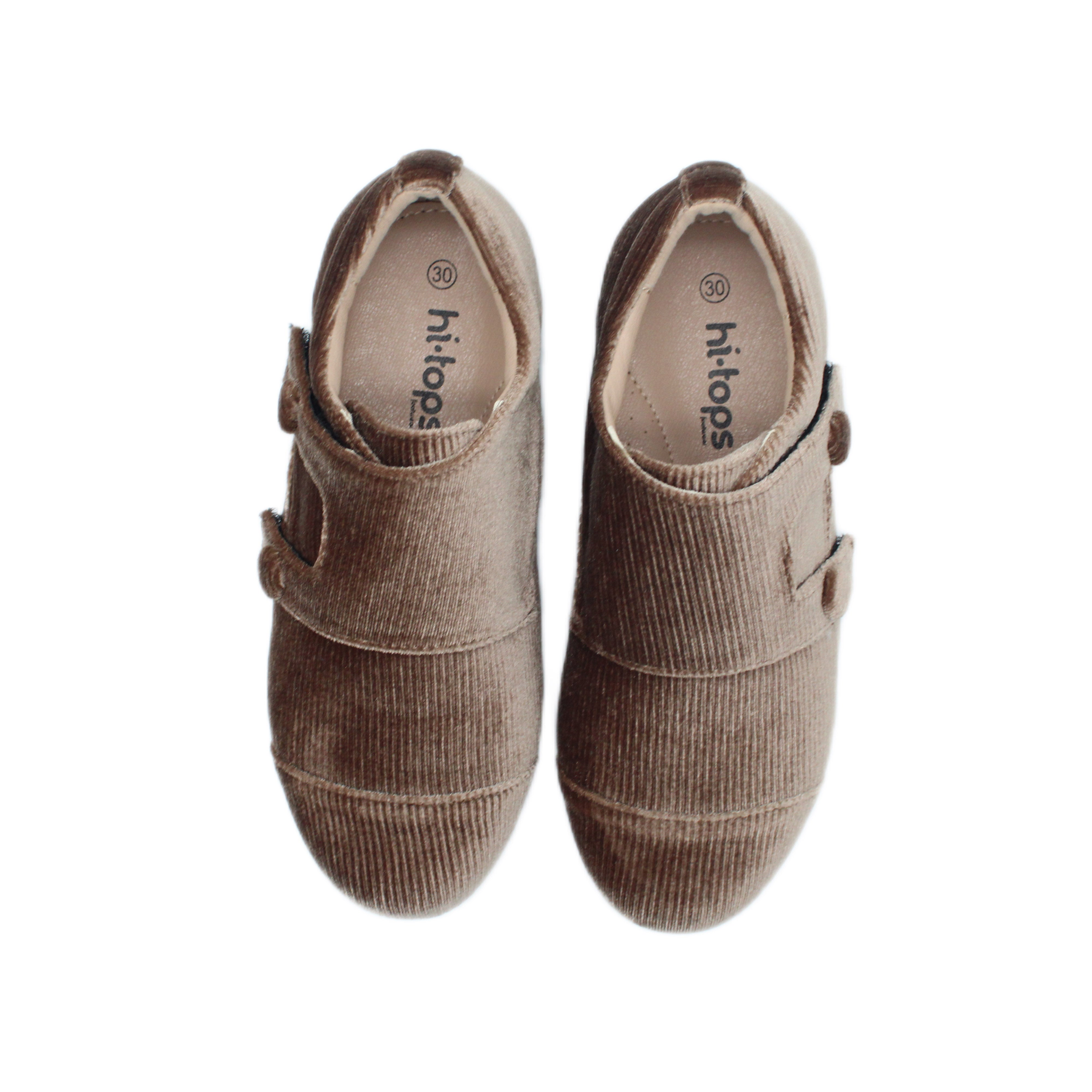 Double Snaps, Taupe Corduroy