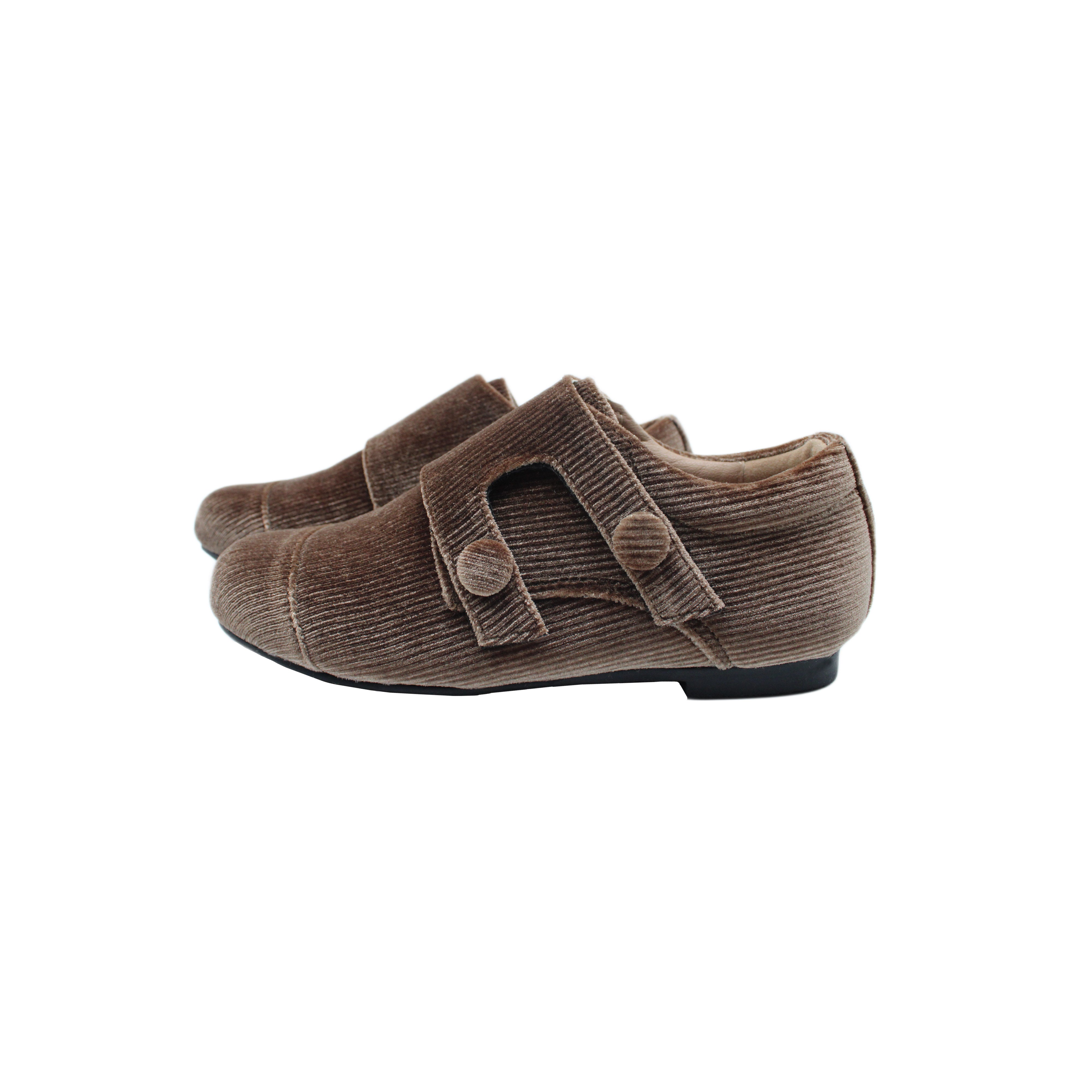 Double Snaps, Taupe Corduroy