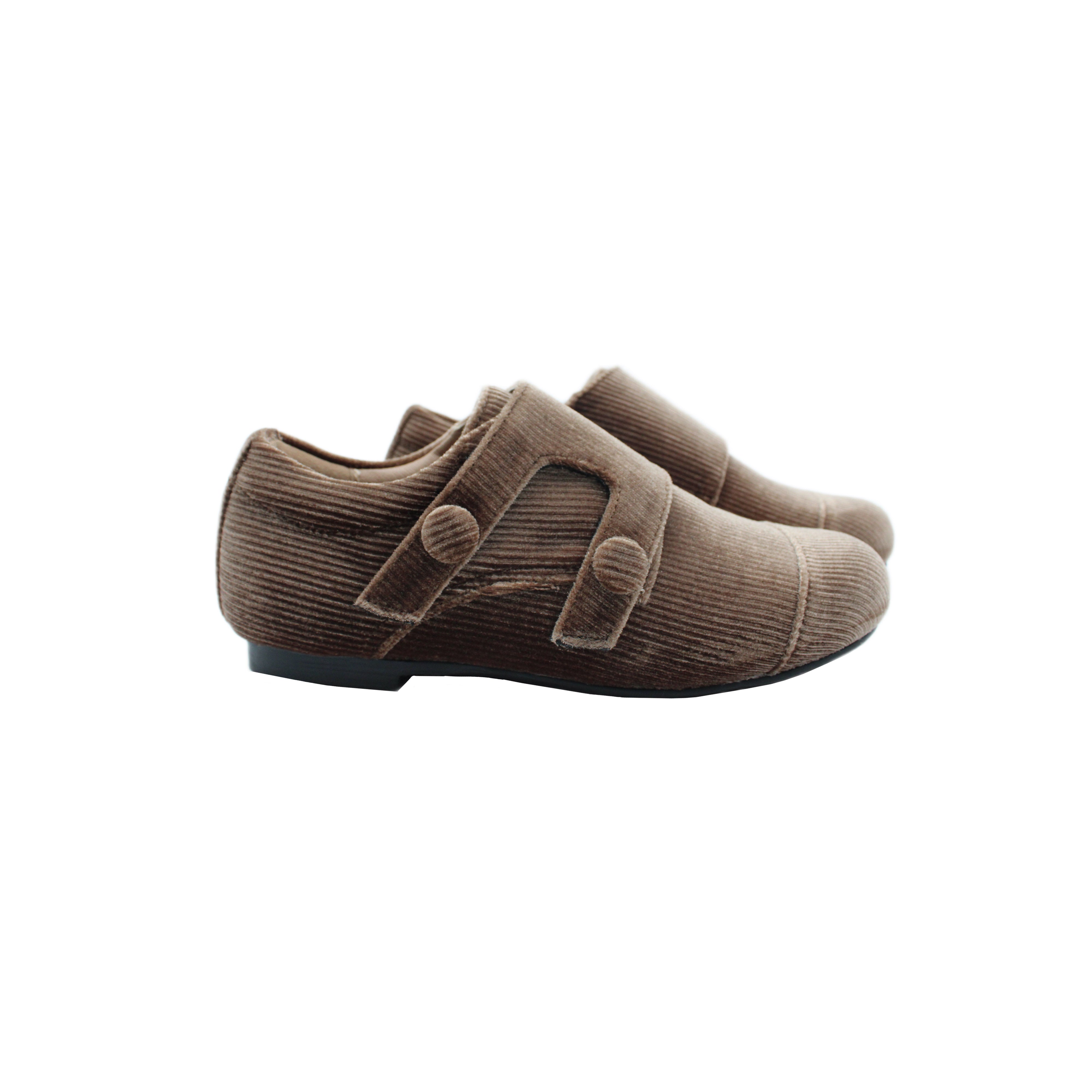 Double Snaps, Taupe Corduroy