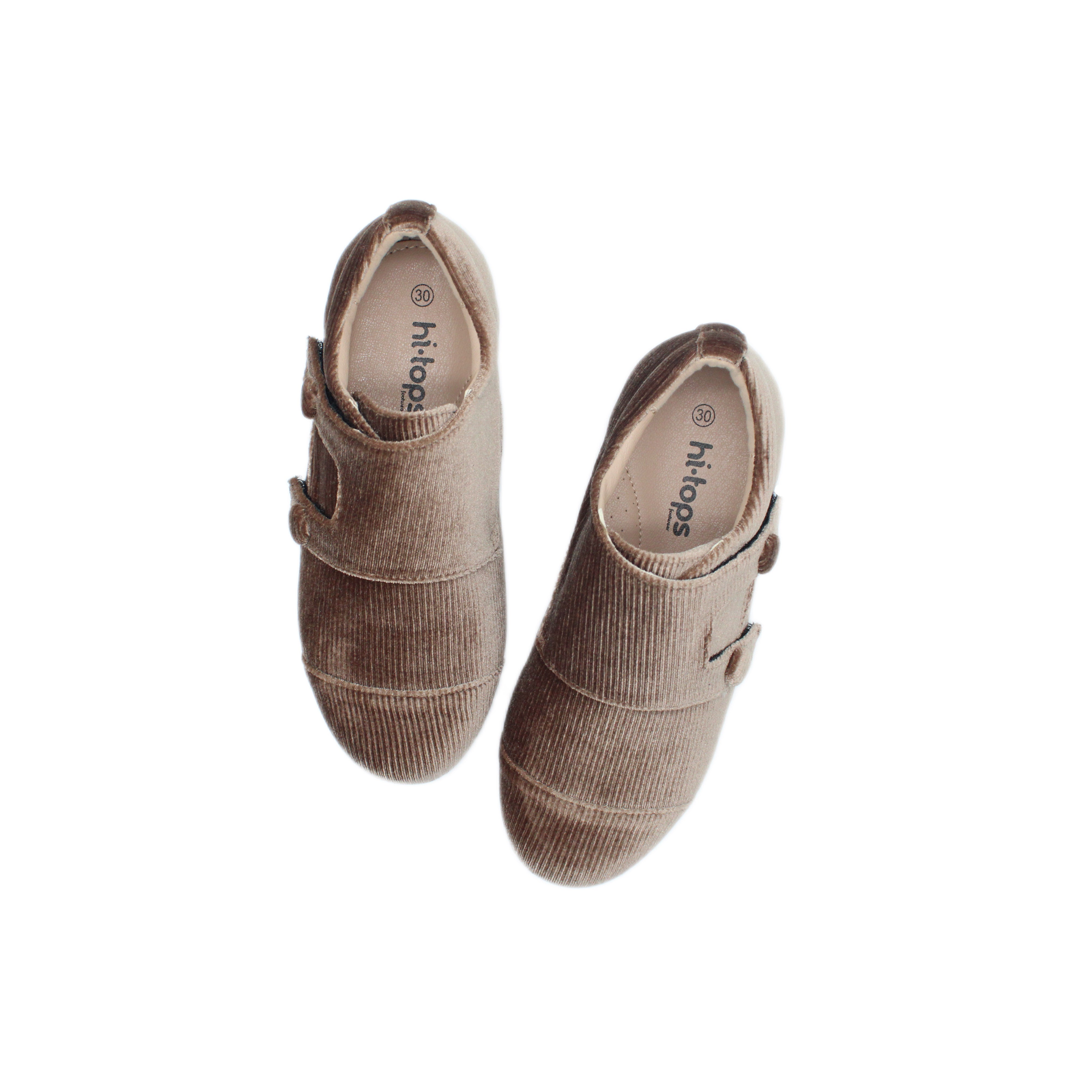Double Snaps, Taupe Corduroy