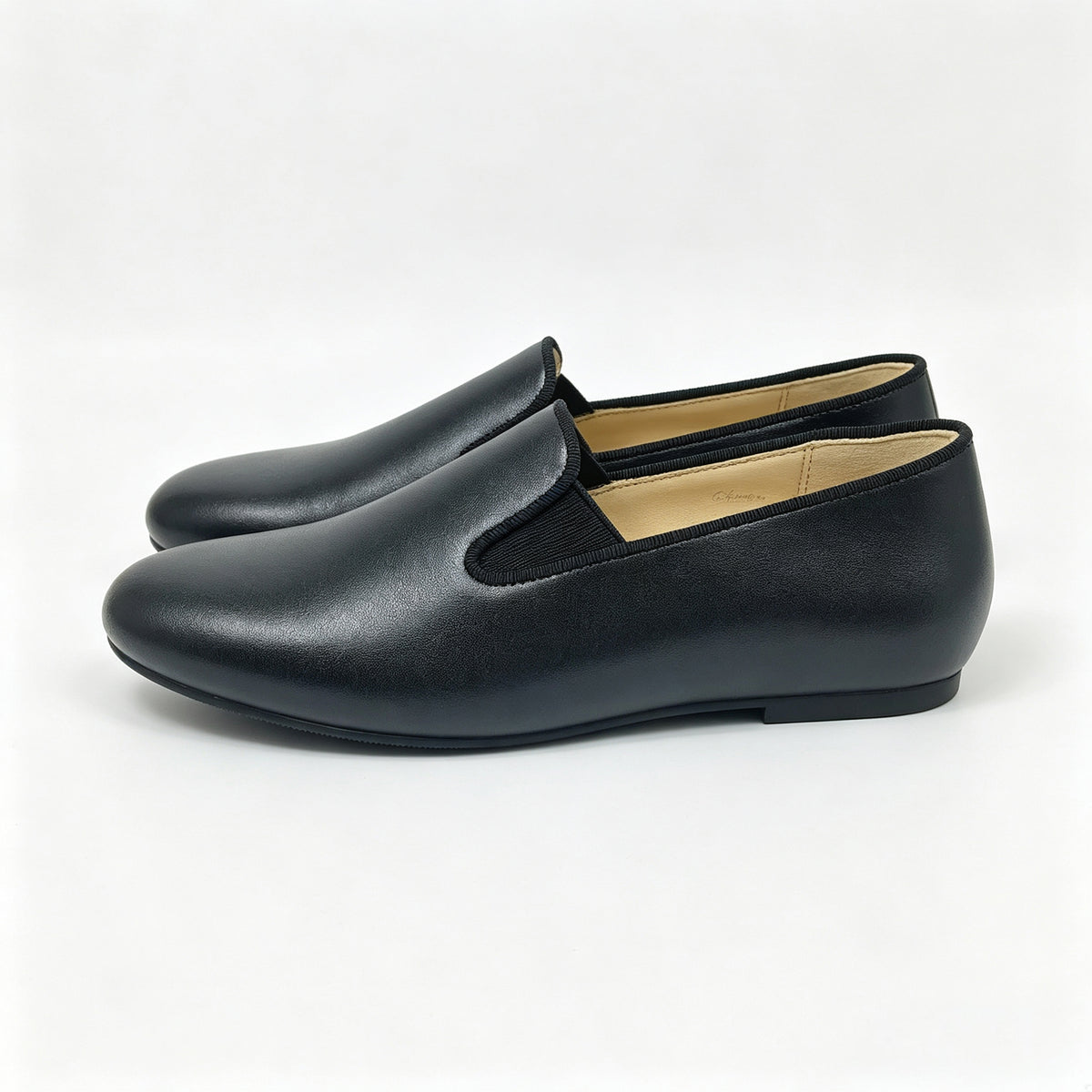 Black Smooth Leather -SB11