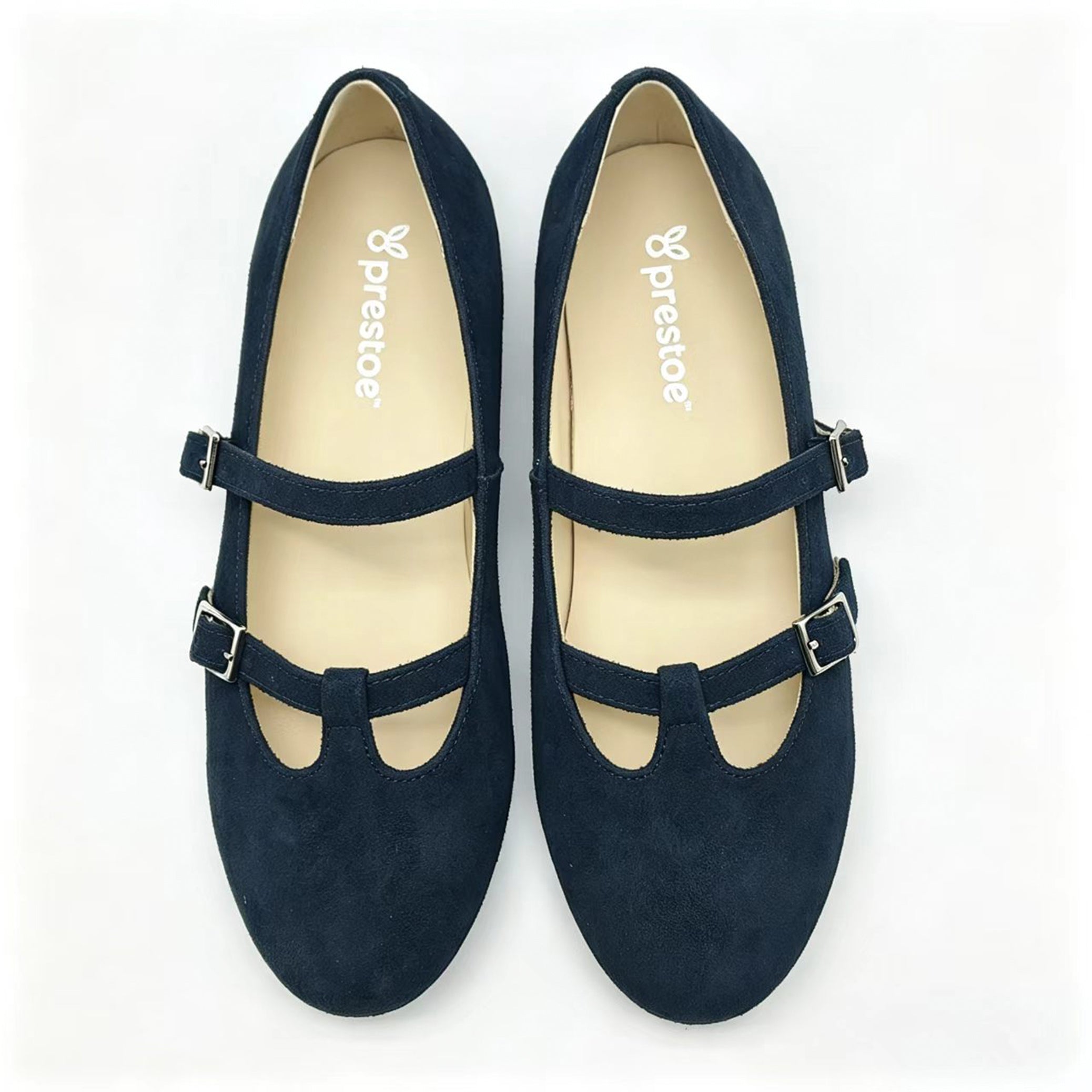 Black Suede T-Strap, Mary Jane,-SG42