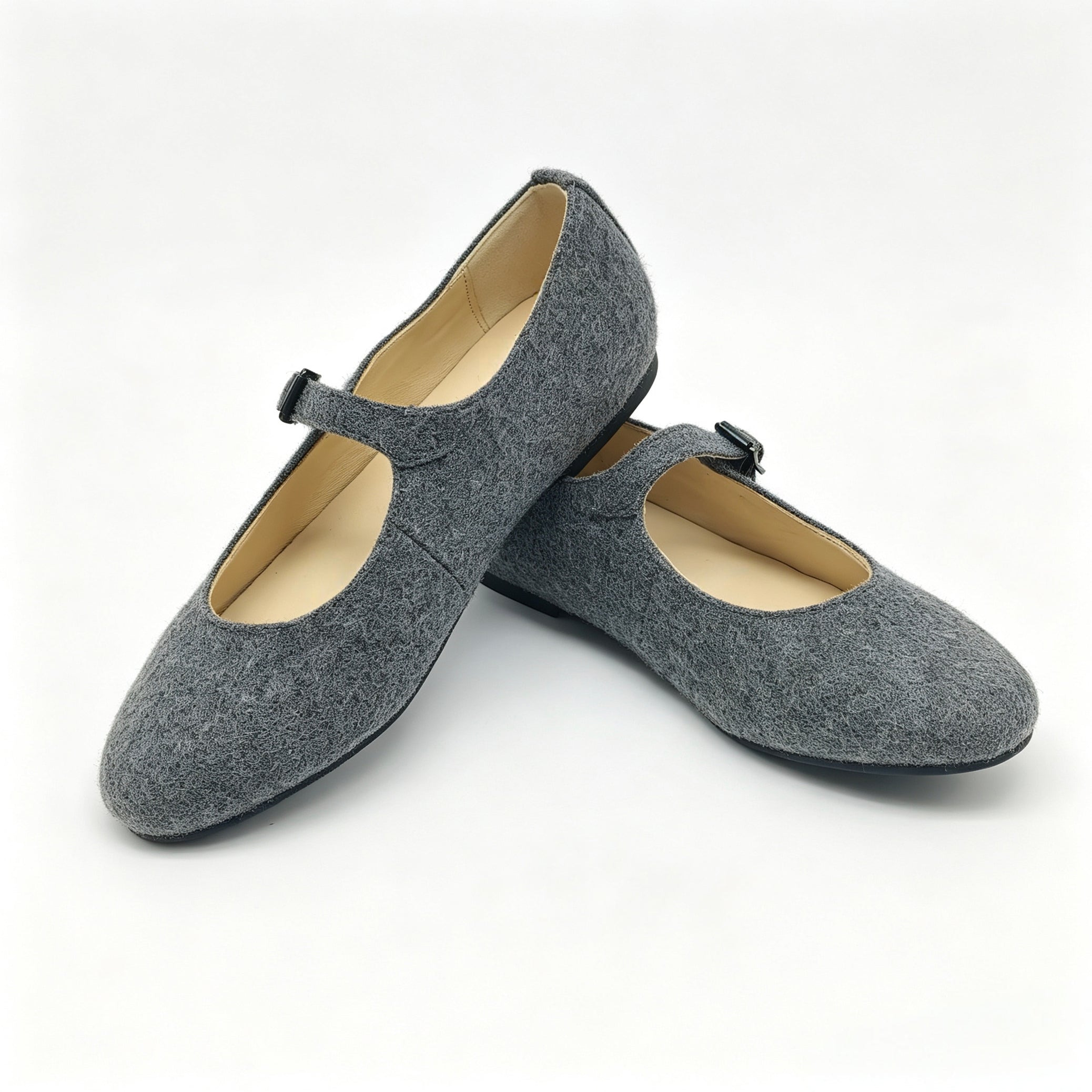 Grey Flannel Mary Jane-SG51