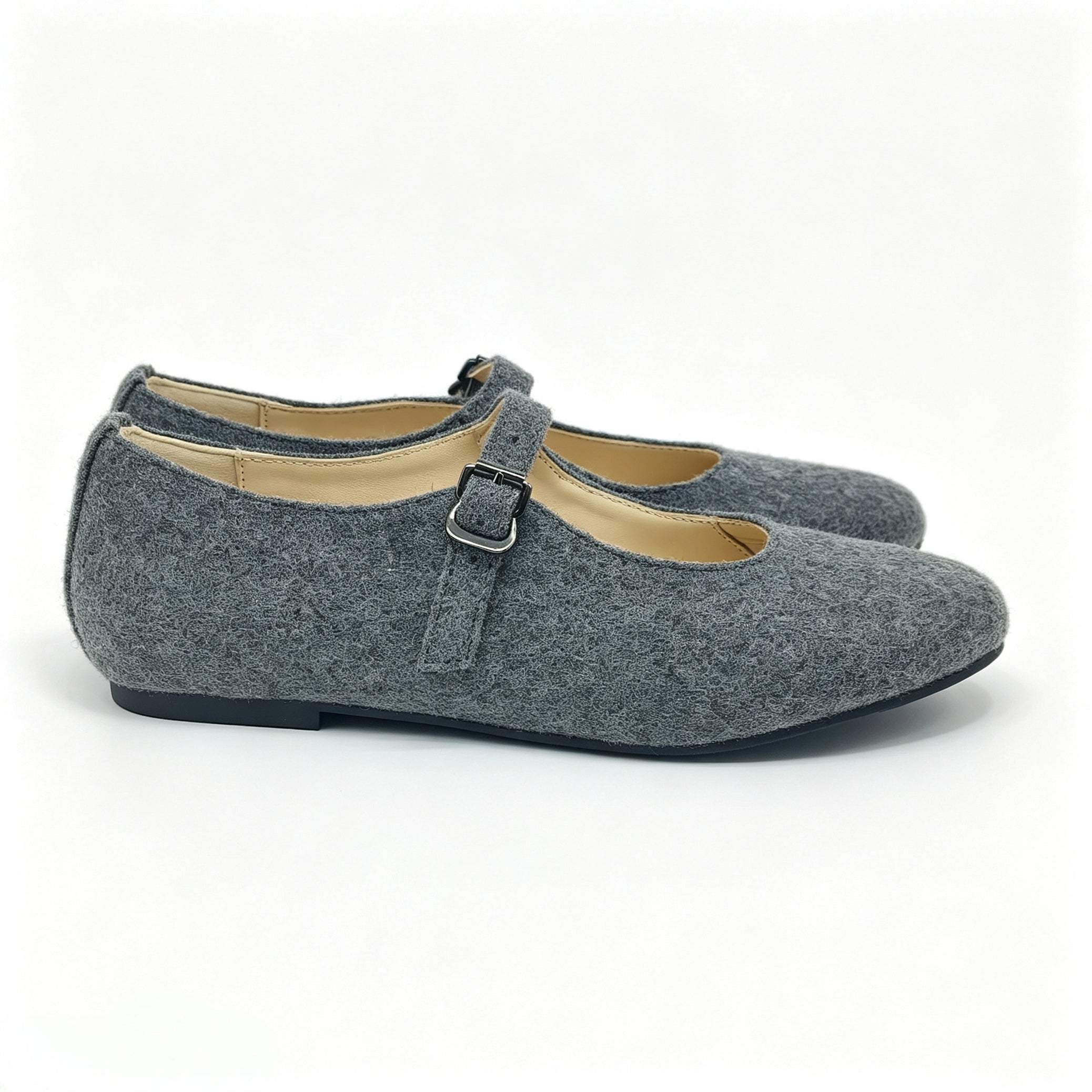 Grey Flannel Mary Jane-SG51