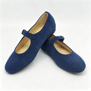 Navy Suede Mary Jane-SG55
