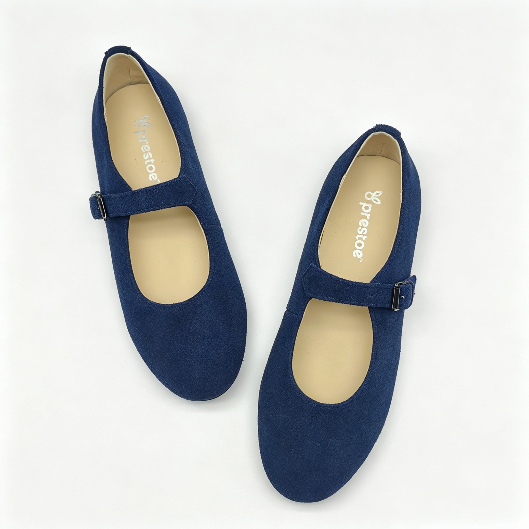 Navy Suede Mary Jane-SG55