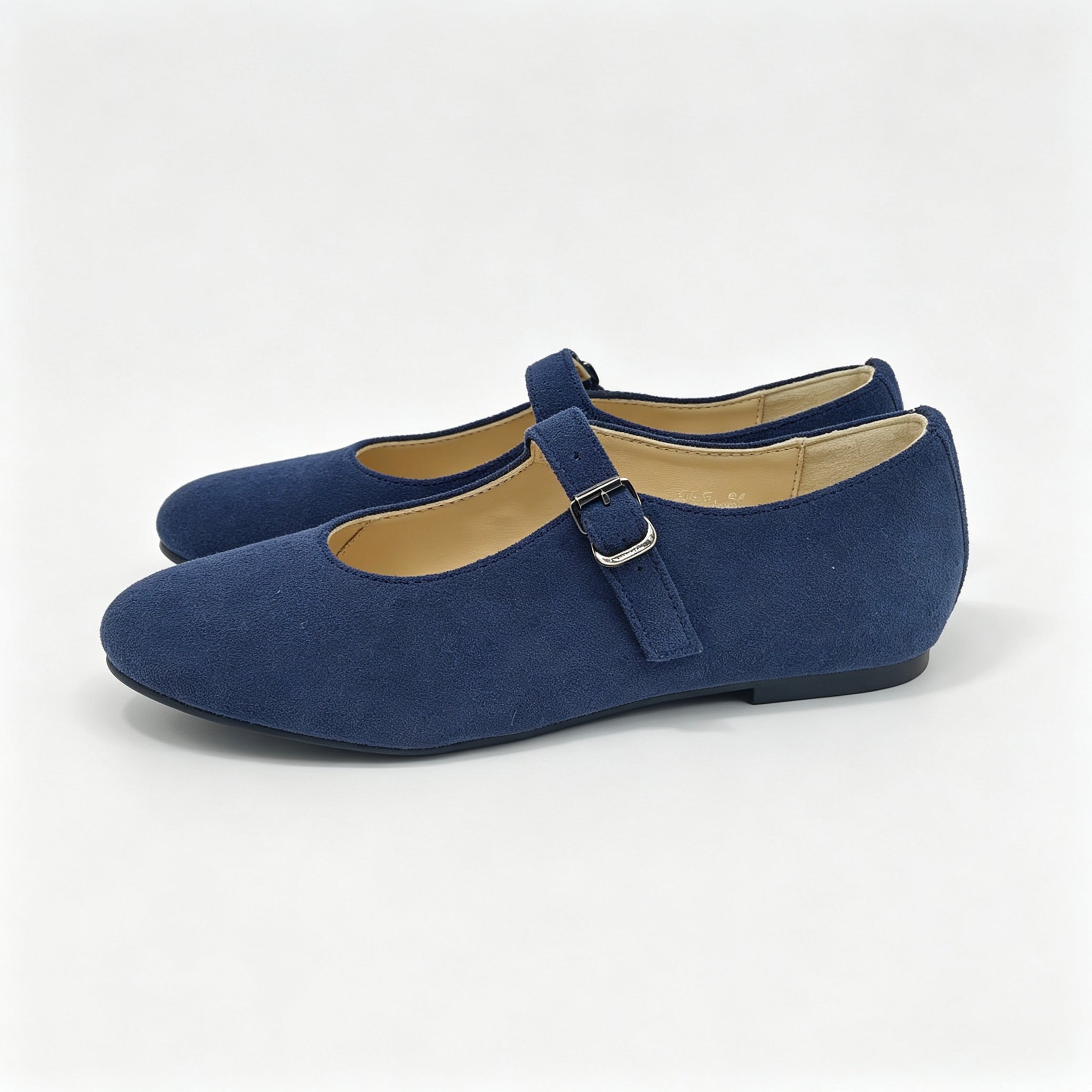 Navy Suede Mary Jane-SG55