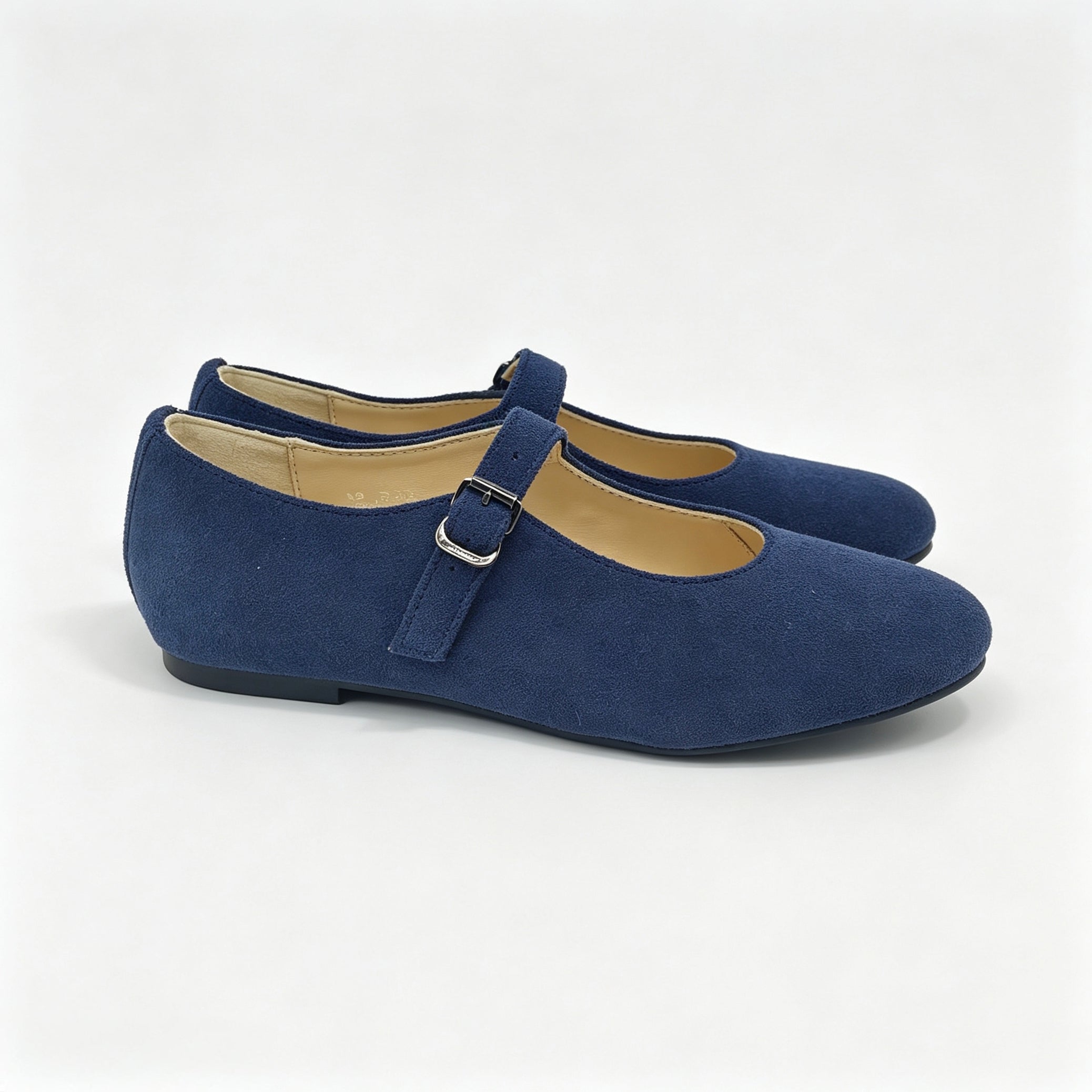 Navy Suede Mary Jane-SG55