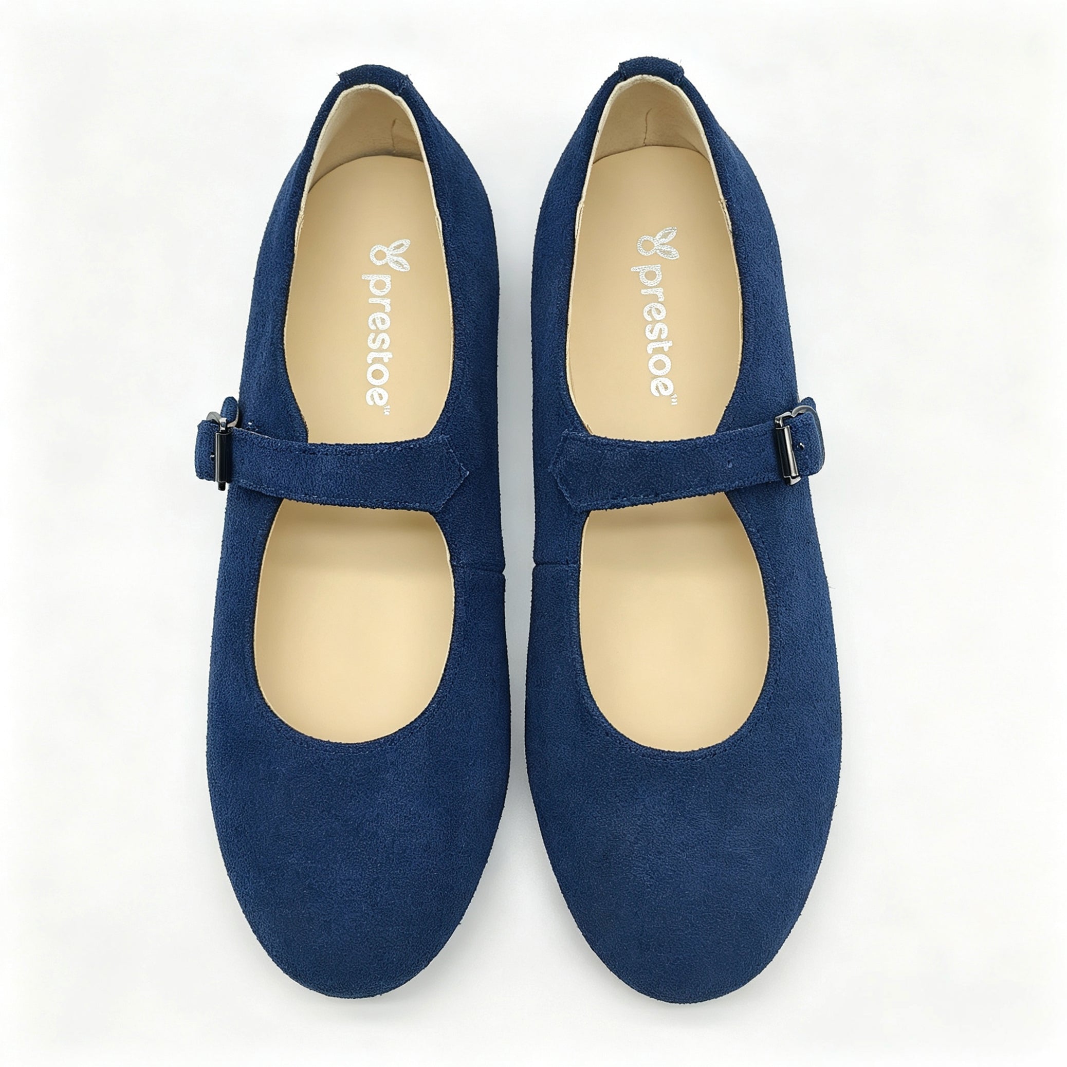 Navy Suede Mary Jane-SG55