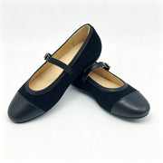 Black Suede Cap-Toe Mary-Jane-SG63