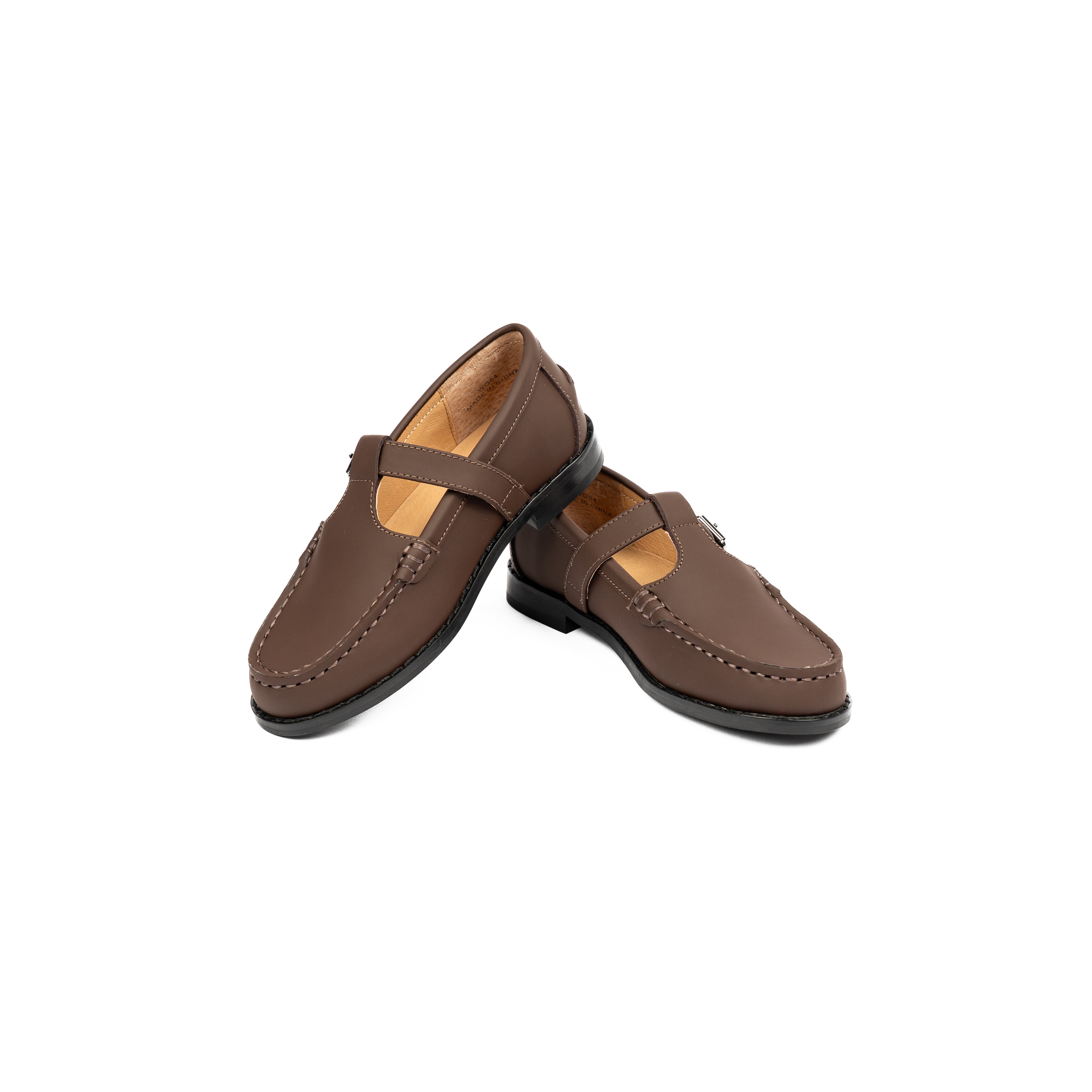 Brown Nubuck Buckle Loafer-WG64