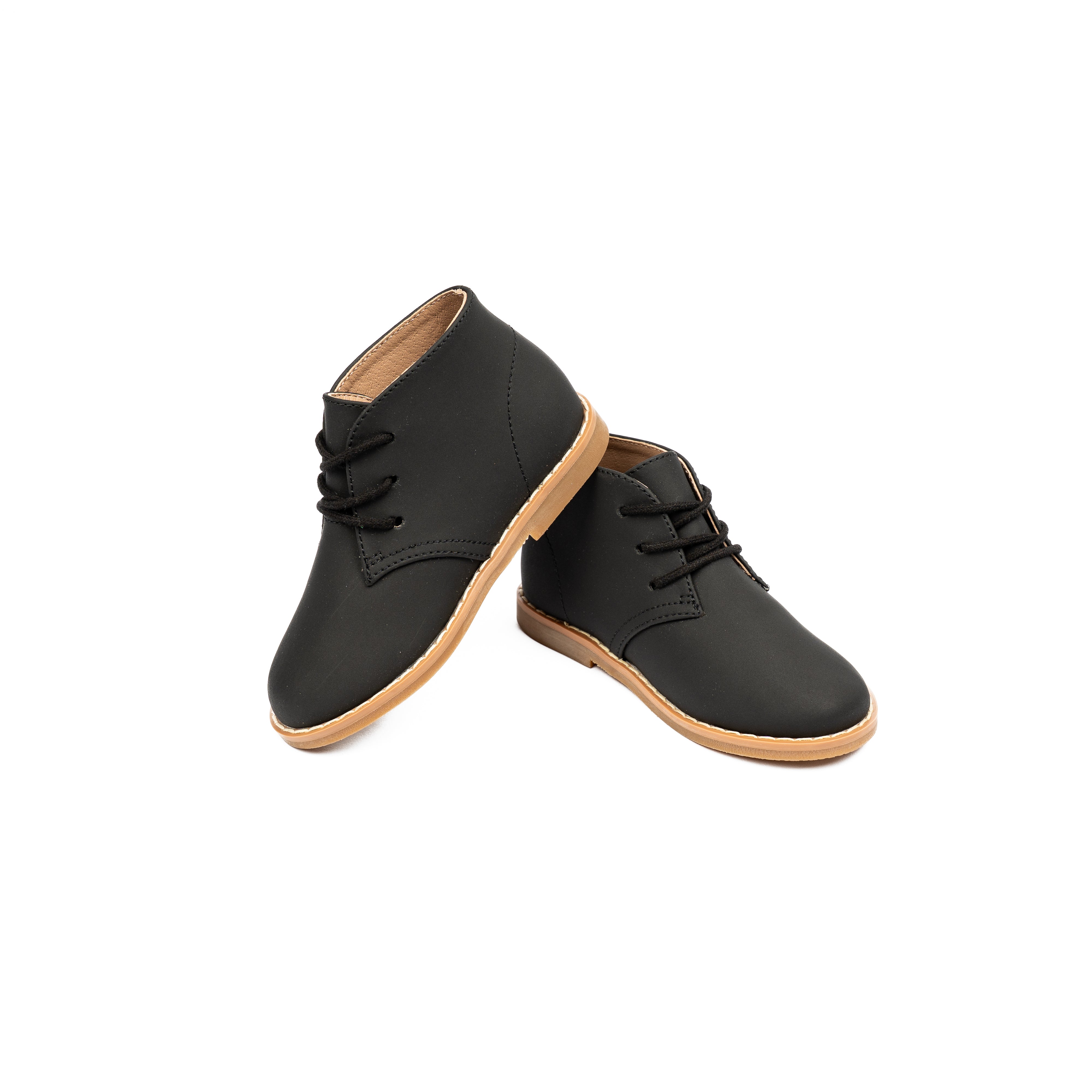 Black Nubuck Laced Shoe-WY24
