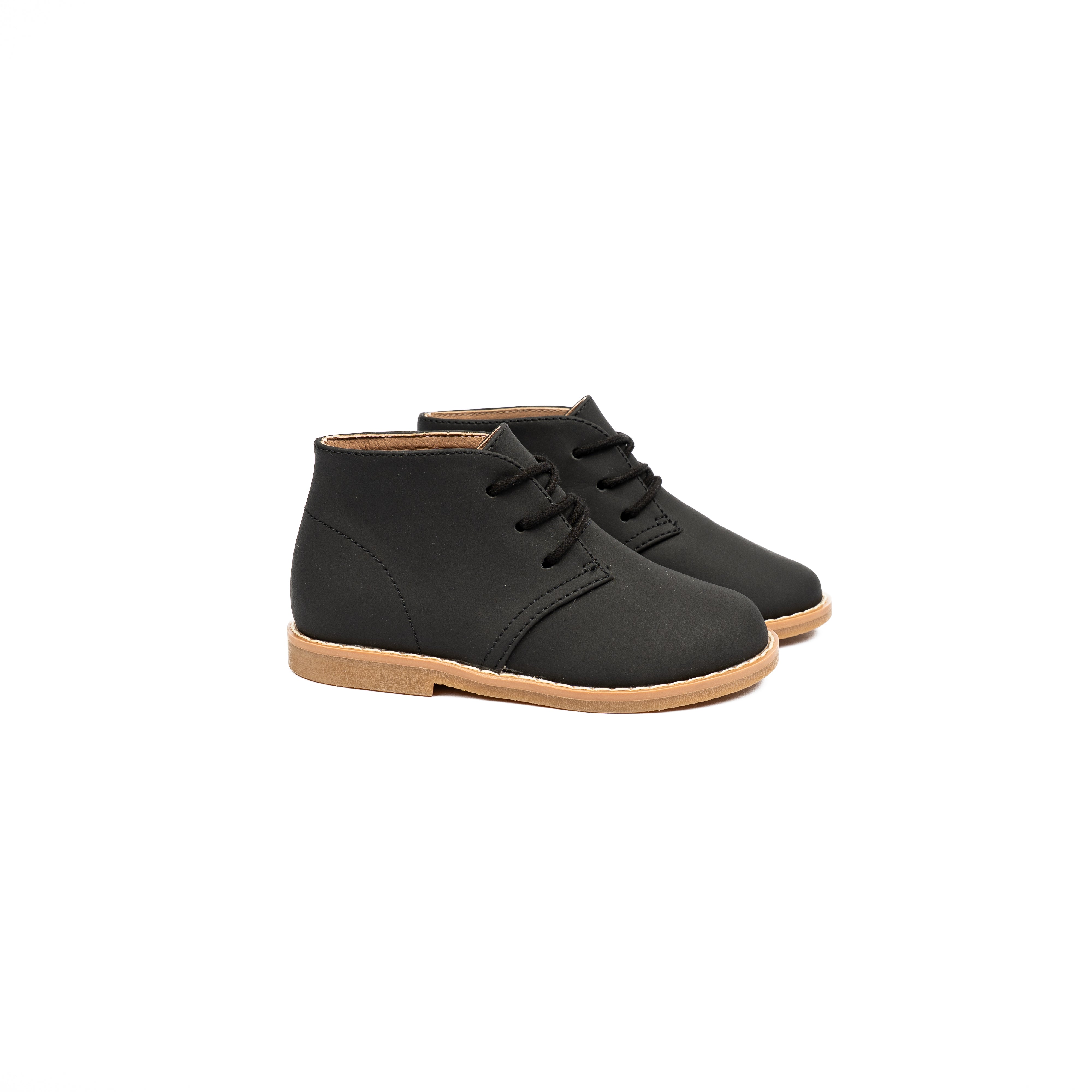 Black Nubuck Laced Shoe-WY24