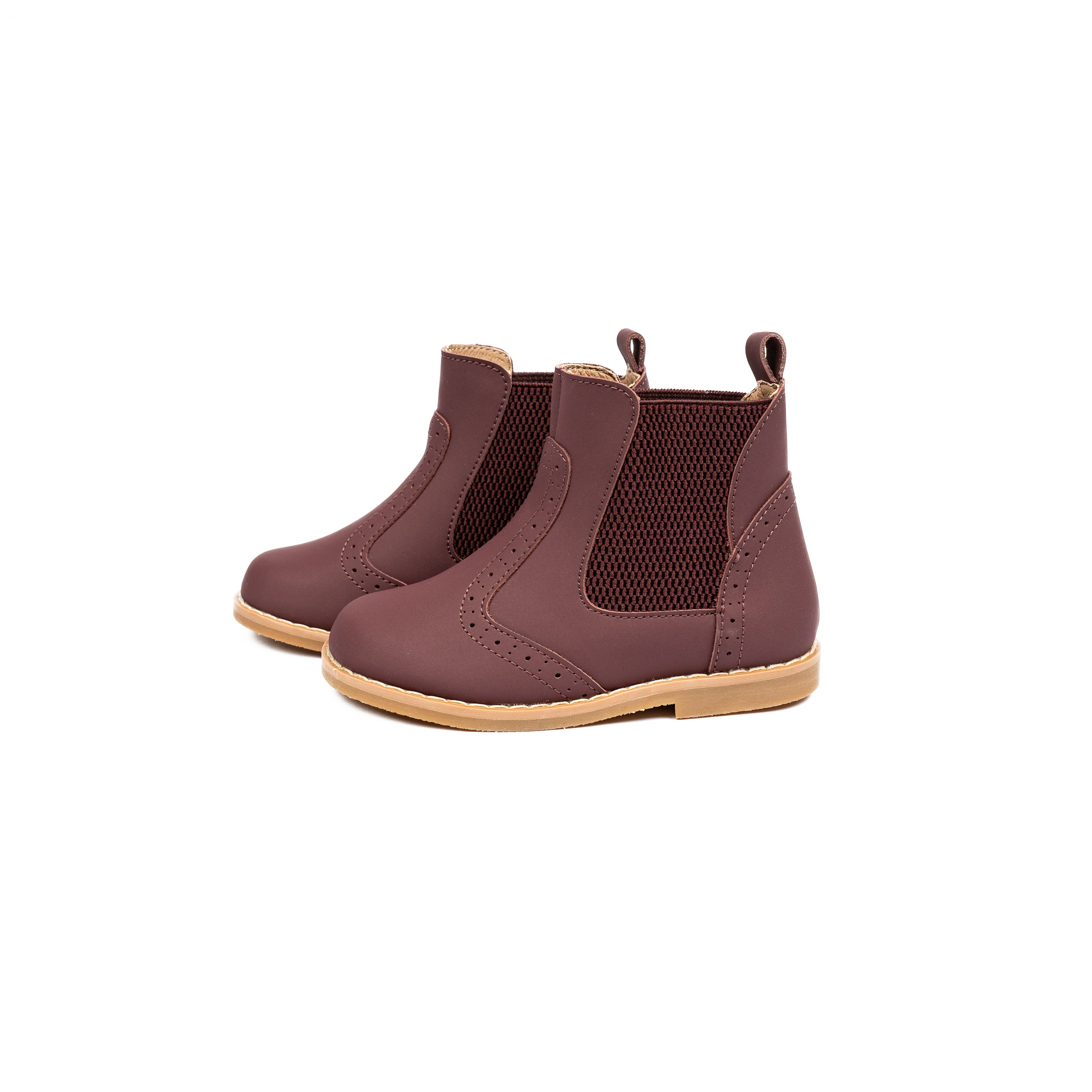 Burgundy Nubuck HiTop Shoe-WY32